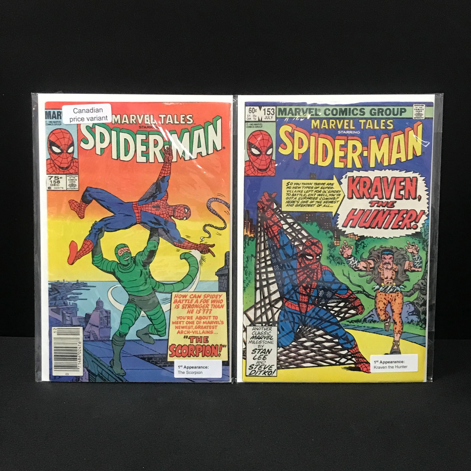 LOT OF 2 MARVEL TALES FEATURING SPIDERMAN COMICS - MARVEL (1 of 1)
