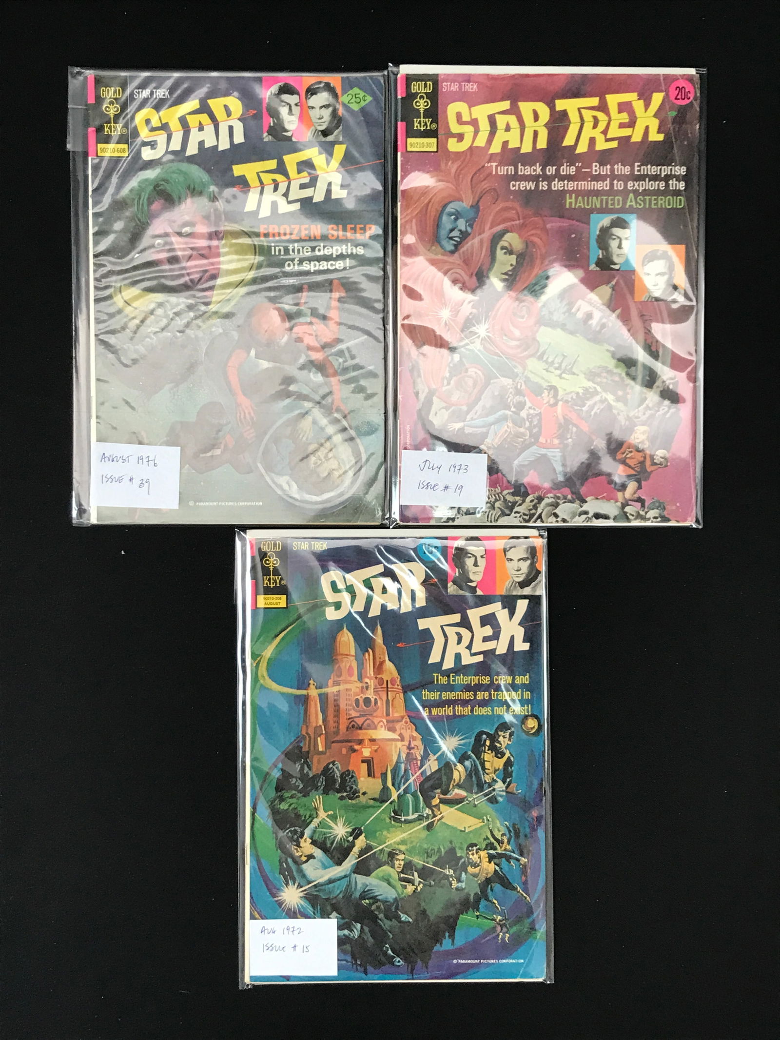 LOT OF 3 STAR TREK COMICS (GOLD KEY COMICS) (1 of 1)