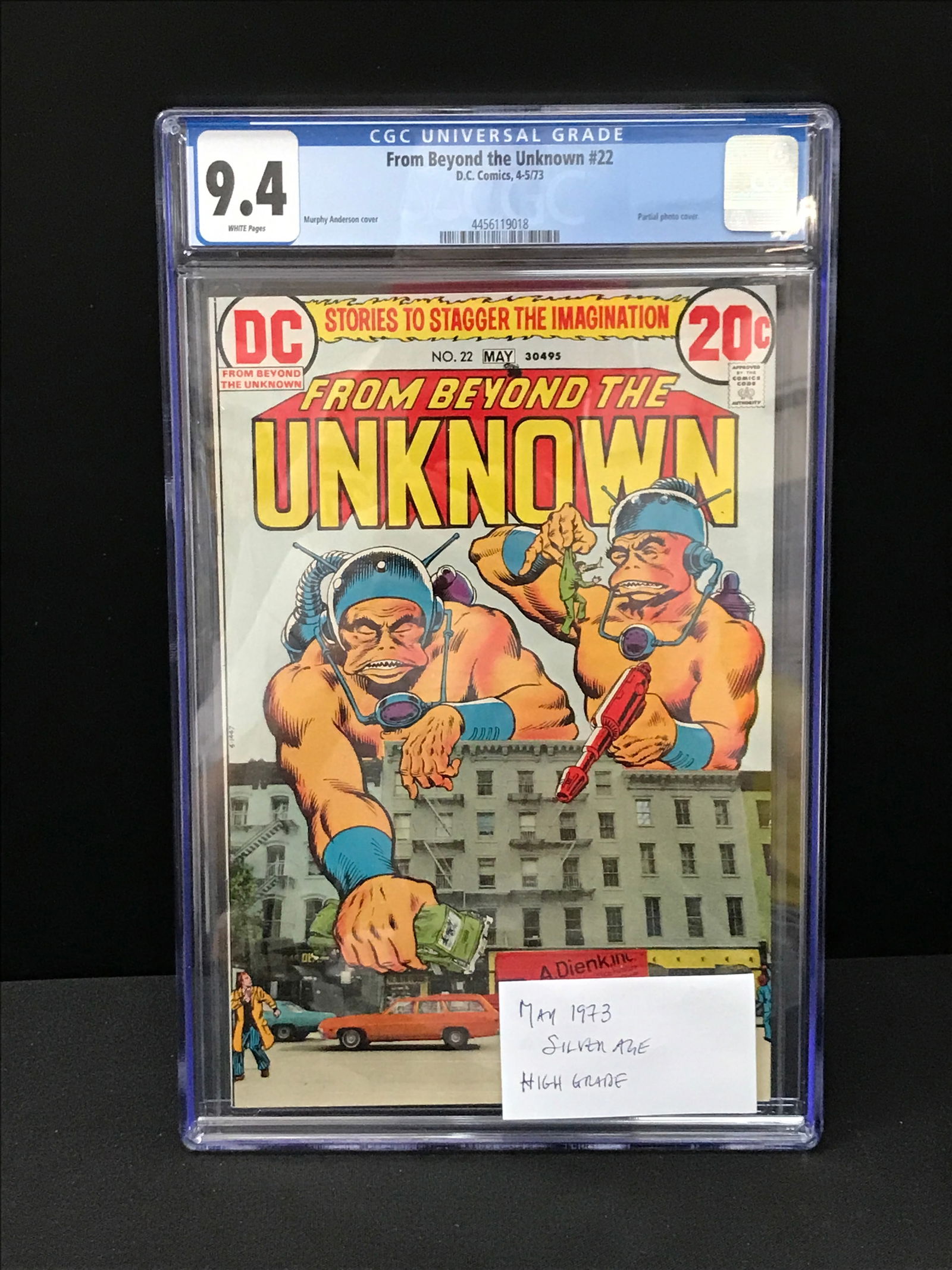 DC COMICS NO.22 FROM BEYOND THE UNKNOWN CGC GRADED 9.4 (1 of 1)