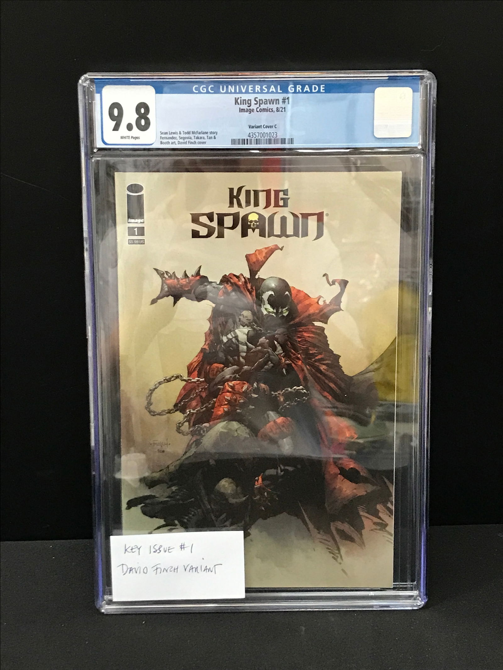 IMAGE COMICS NO.1 KING SPAWN CGC GRADED 9.8 (1 of 1)