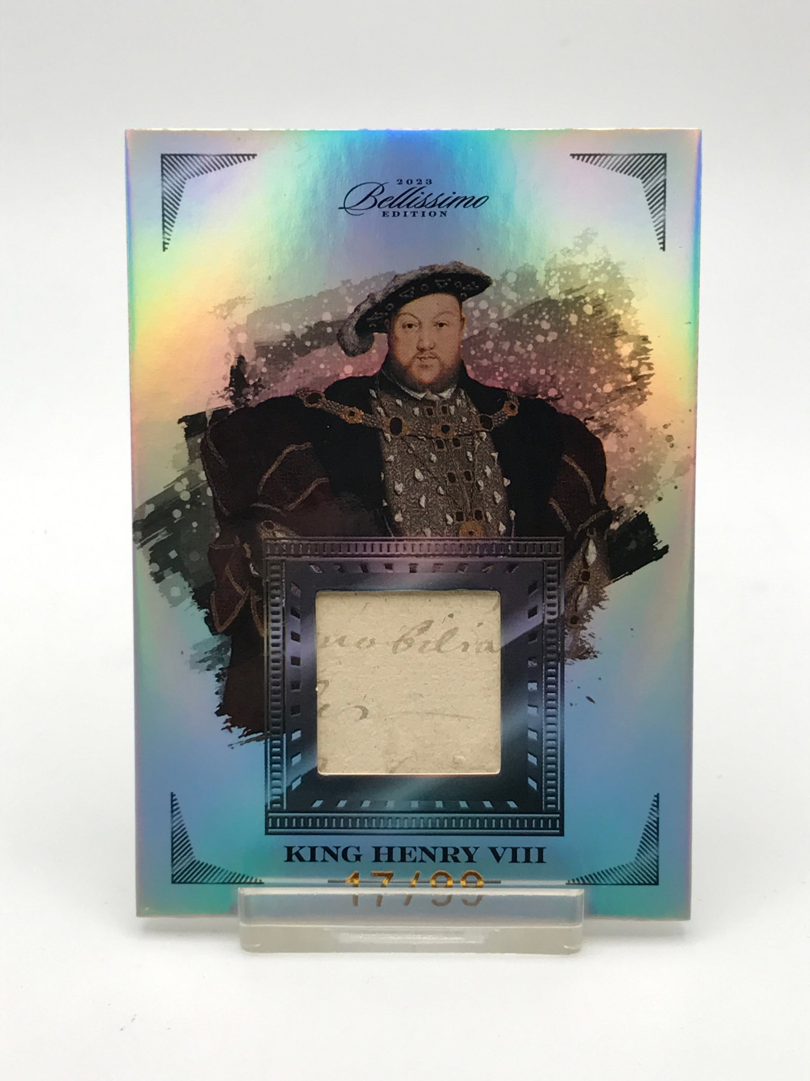 KING HENRY VIII NO.93 2023 BELLISSIMO EDITION PATCH WITH AUTHENTIC HANDWRITING 19/99: Prices are in Canadian dollars
