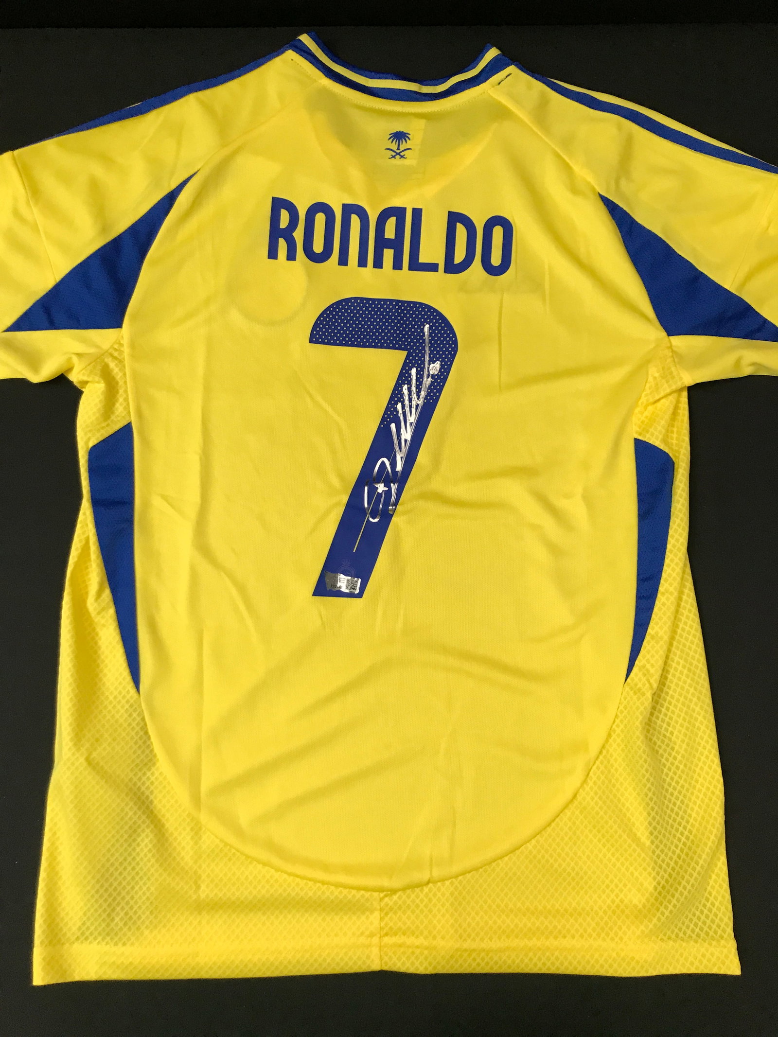 CHRISTIANO RONALDO SIGNED AL NASSR FOOTBALL CLUB JERSEY - ACE COA: Prices are in Canadian dollars
