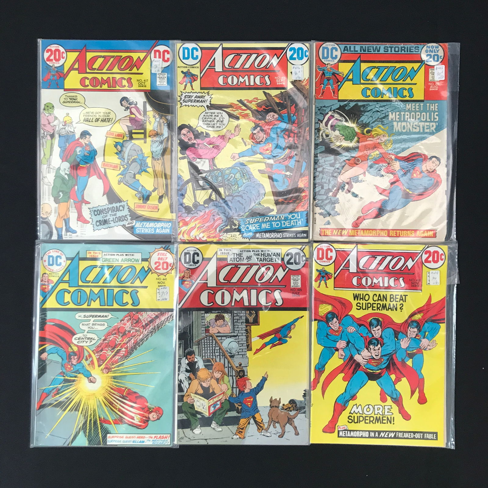 LOT OF 6 ACTION COMICS (DC COMICS) (1 of 1)