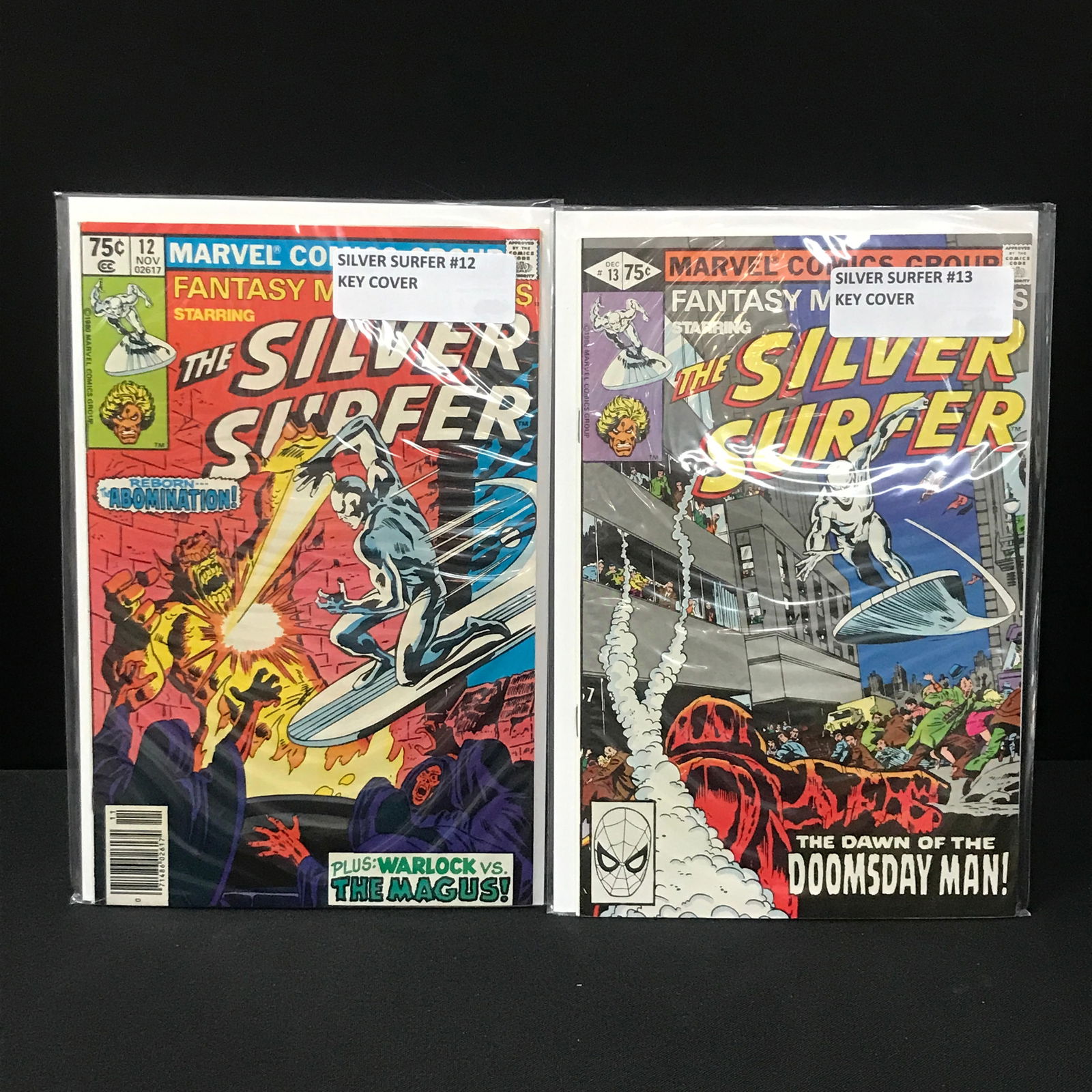 LOT OF 2 FANTASY MASTERPIECE COMICS #12-#13 - MARVEL COMICS (1 of 1)