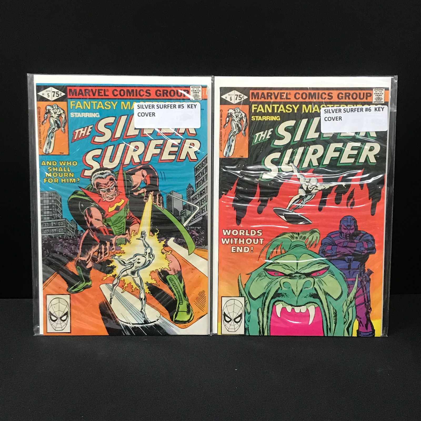 LOT OF 2 FANTASY MASTERPIECE COMICS #5  AND #6 - MARVEL COMICS (1 of 1)