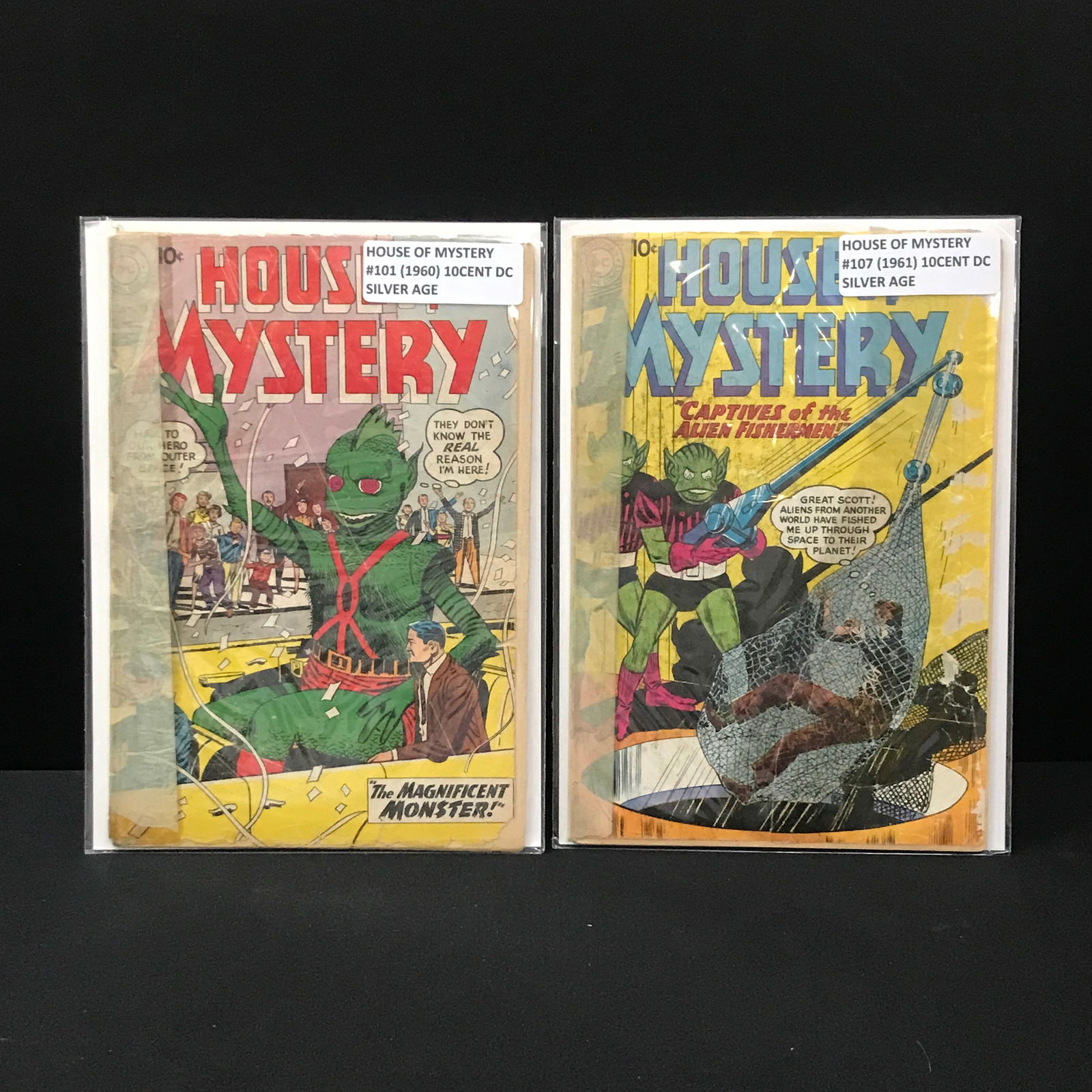 THE HOUSE OF MYSTERY #101 AND #107 - DC COMICS (1 of 1)