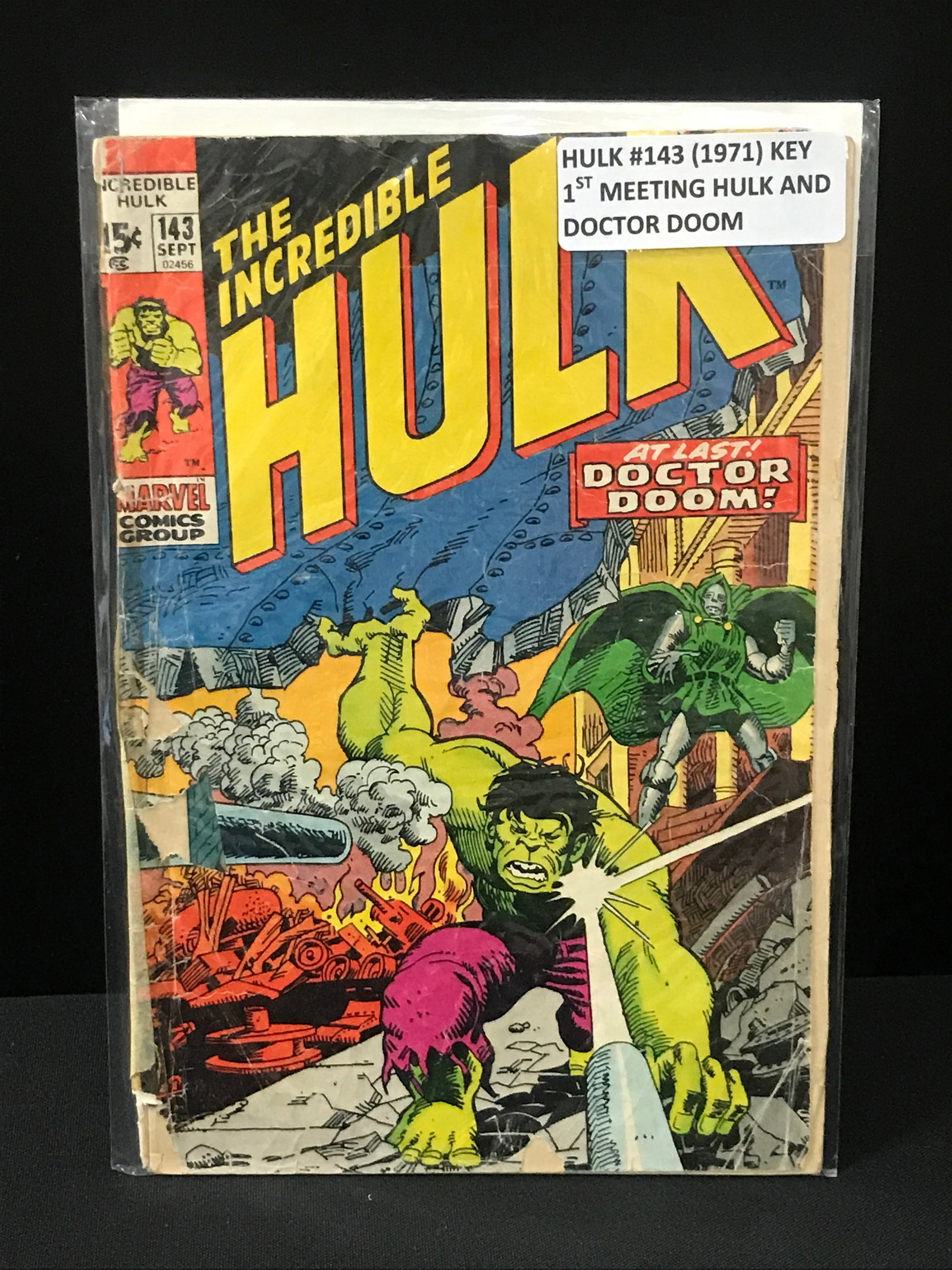 MARVEL COMICS NO.143 THE INCREDIBLE HULK: Prices are in Canadian dollars