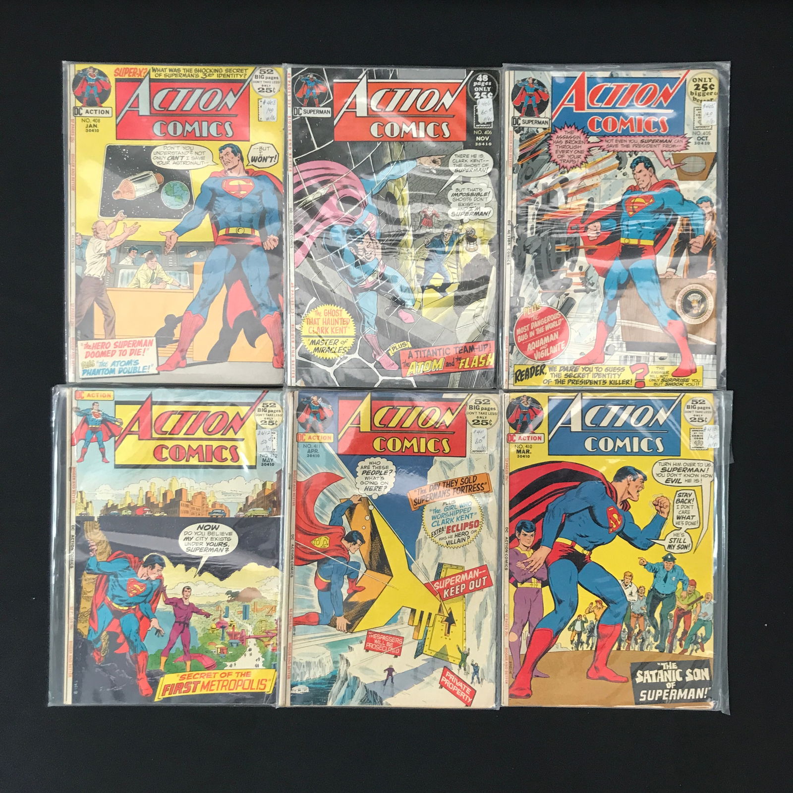 LOT OF 6 ACTION COMICS (DC COMICS) (1 of 1)