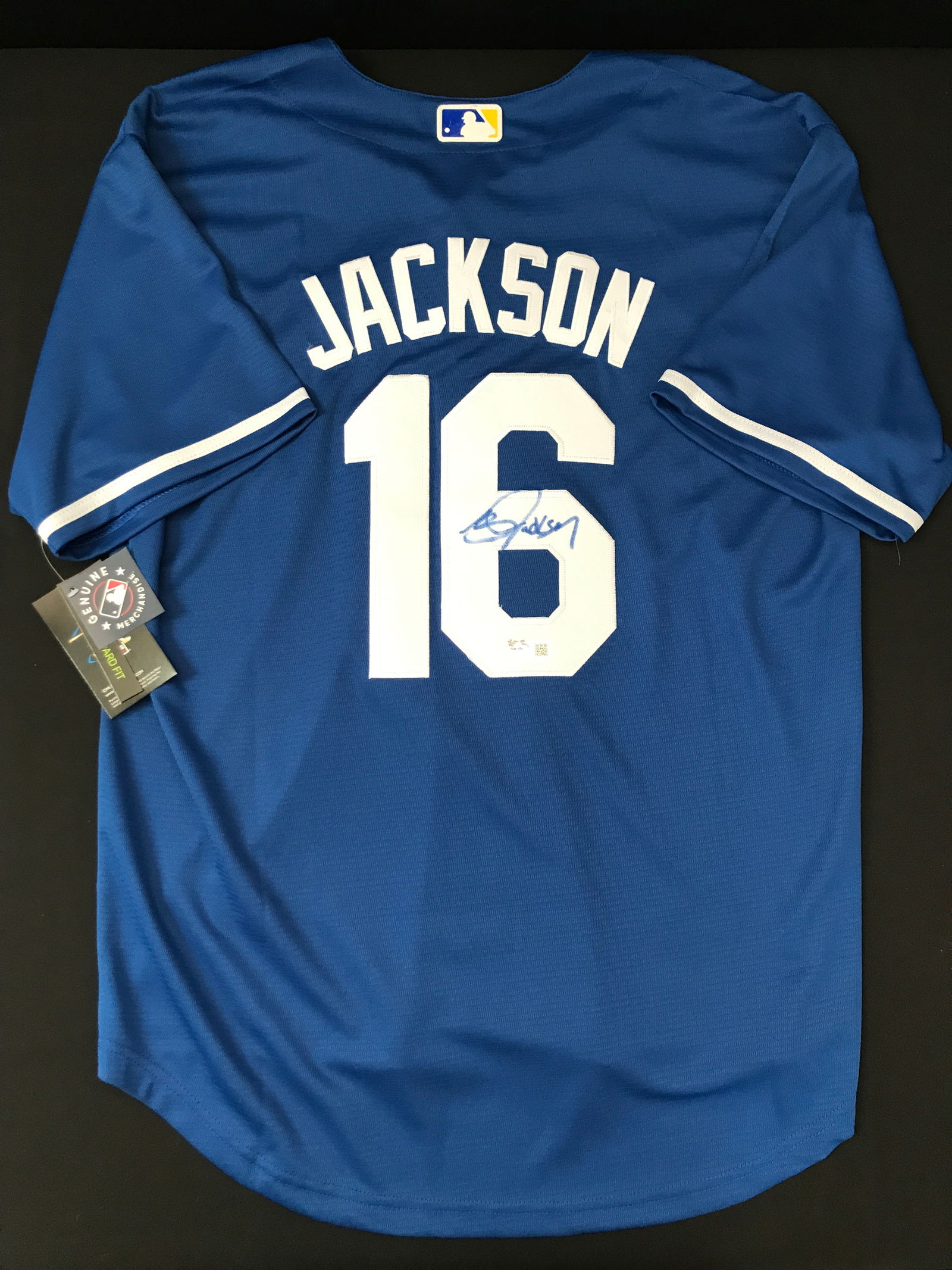 BO JACKSON SIGNED KC ROYALS JERSEY - ACE COA (1 of 3)