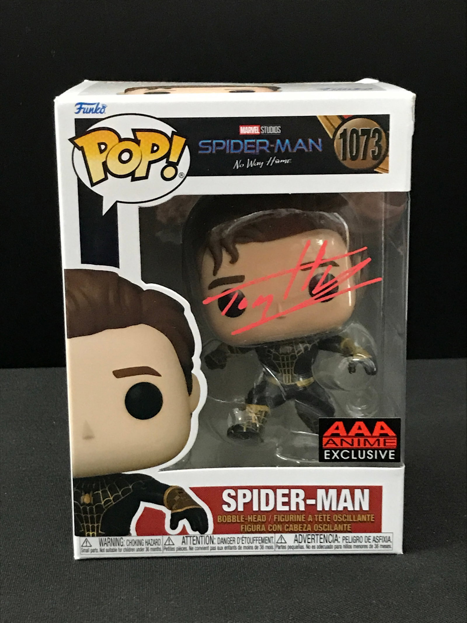TOM HOLLAND SIGNED FUNKO POP! KB AUTHENTICS COA: Prices are in Canadian dollars