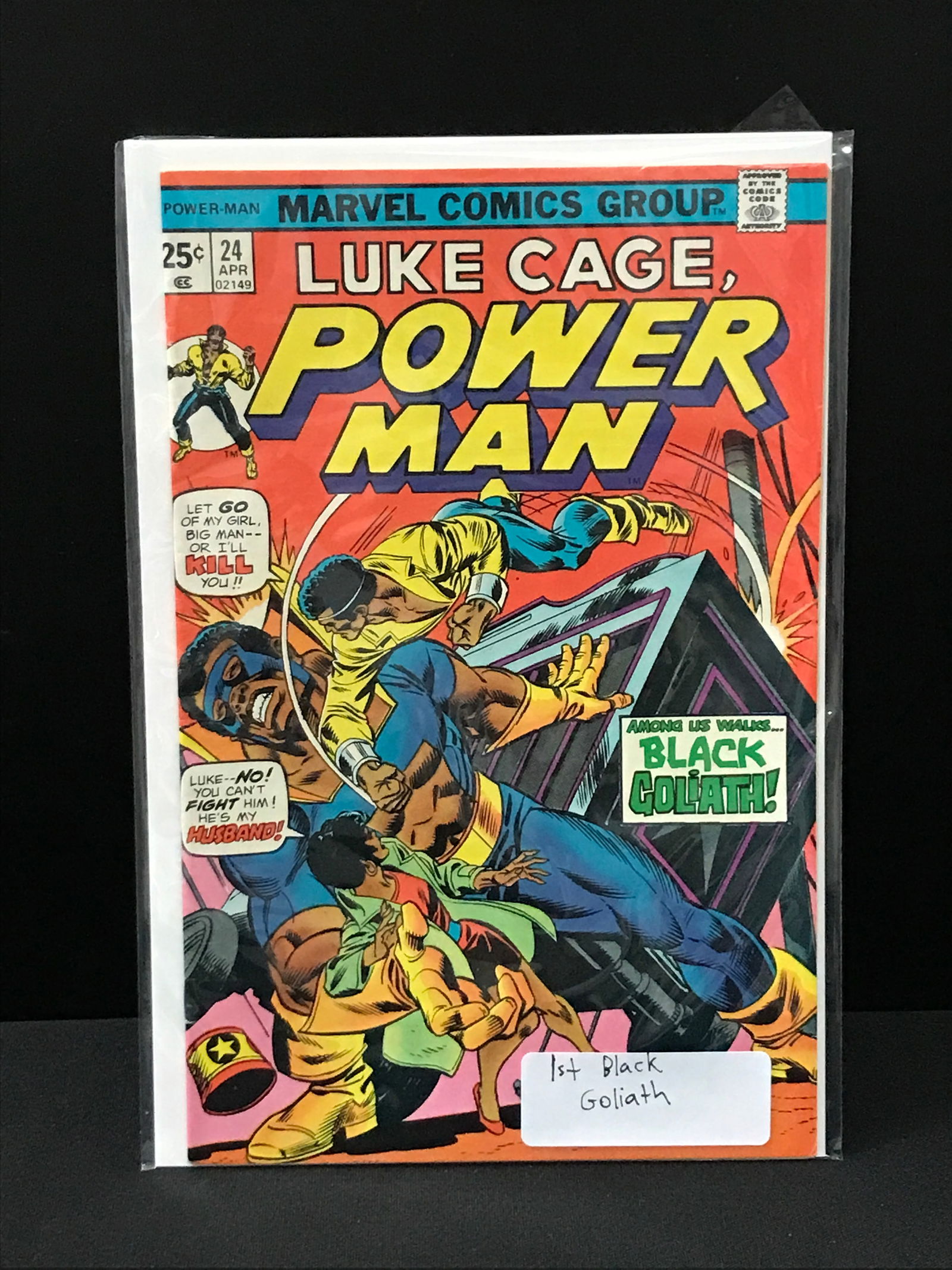 MARVEL COMICS NO.24 LUKE CAGE POWER MAN (1 of 1)