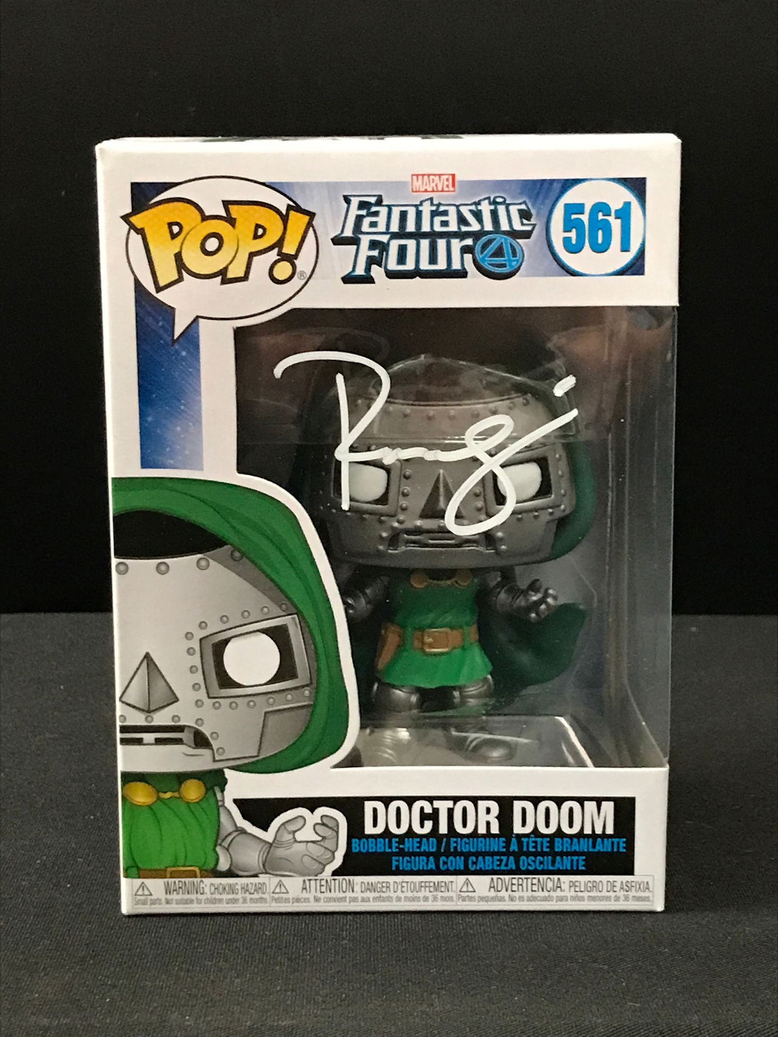 ROBERT DOWNEY JNR SIGNED DOCTOR DOOM FUNKO POP - KB COA (1 of 1)