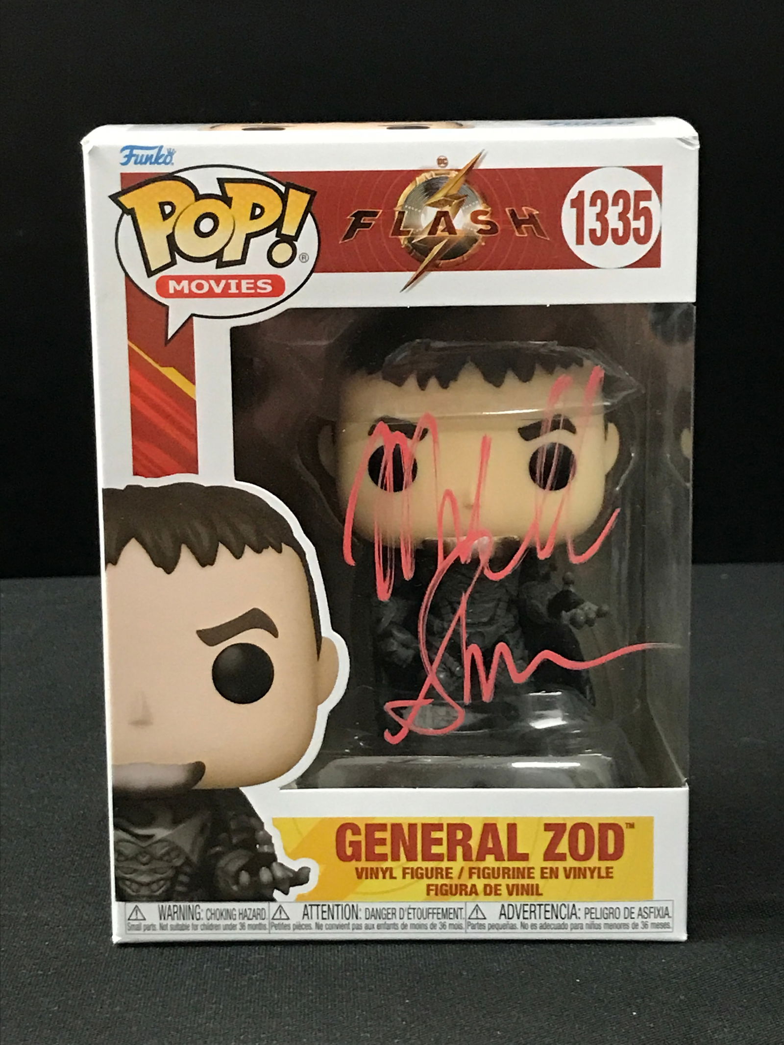 MICHAEL SHANNON SIGNED GENERAL ZOD FUNKO POP - KB COA (1 of 1)
