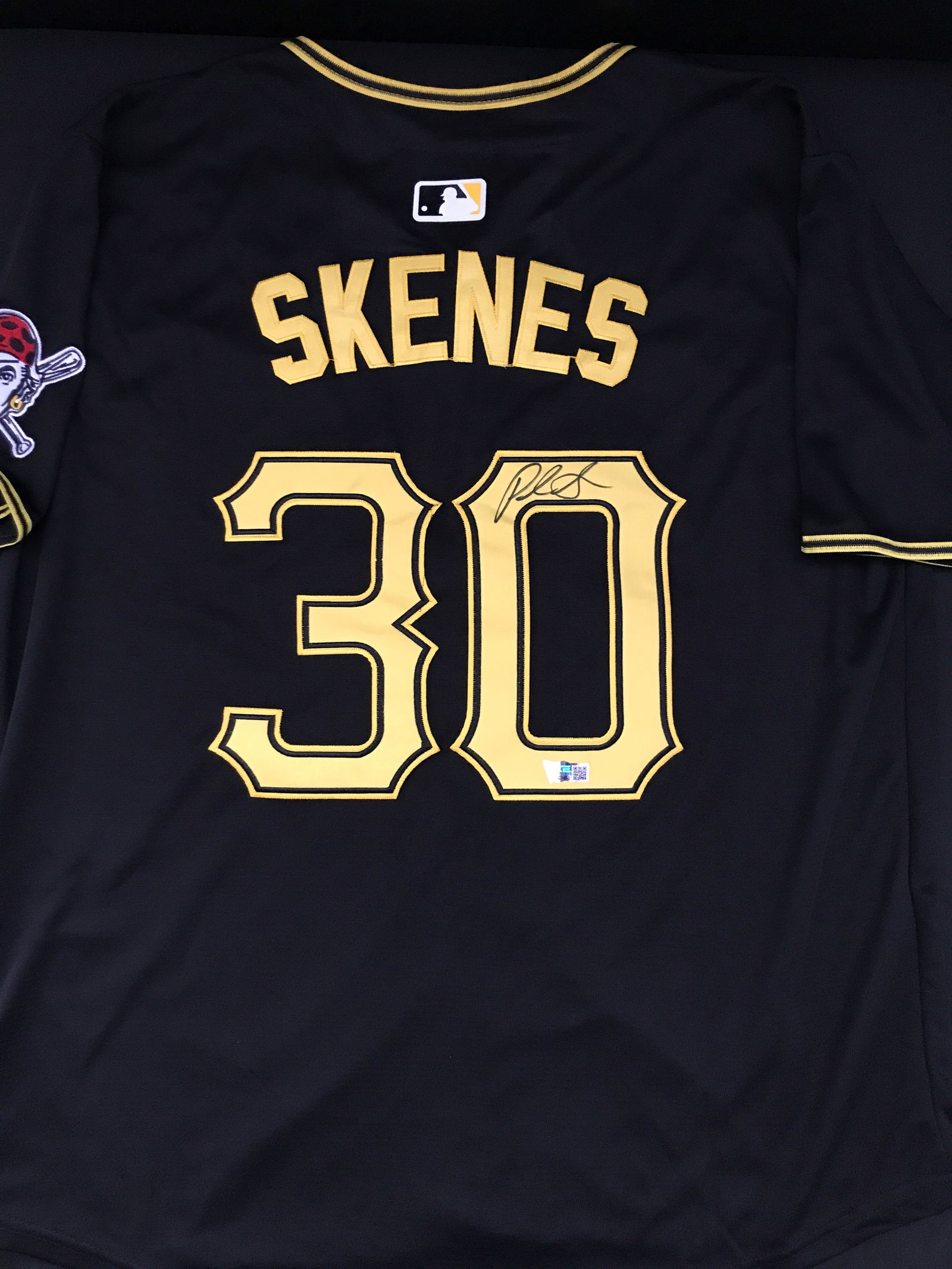 PAUL SKENES SIGNED PITTSBURGH PIRATES JERSEY ACE COA (1 of 3)