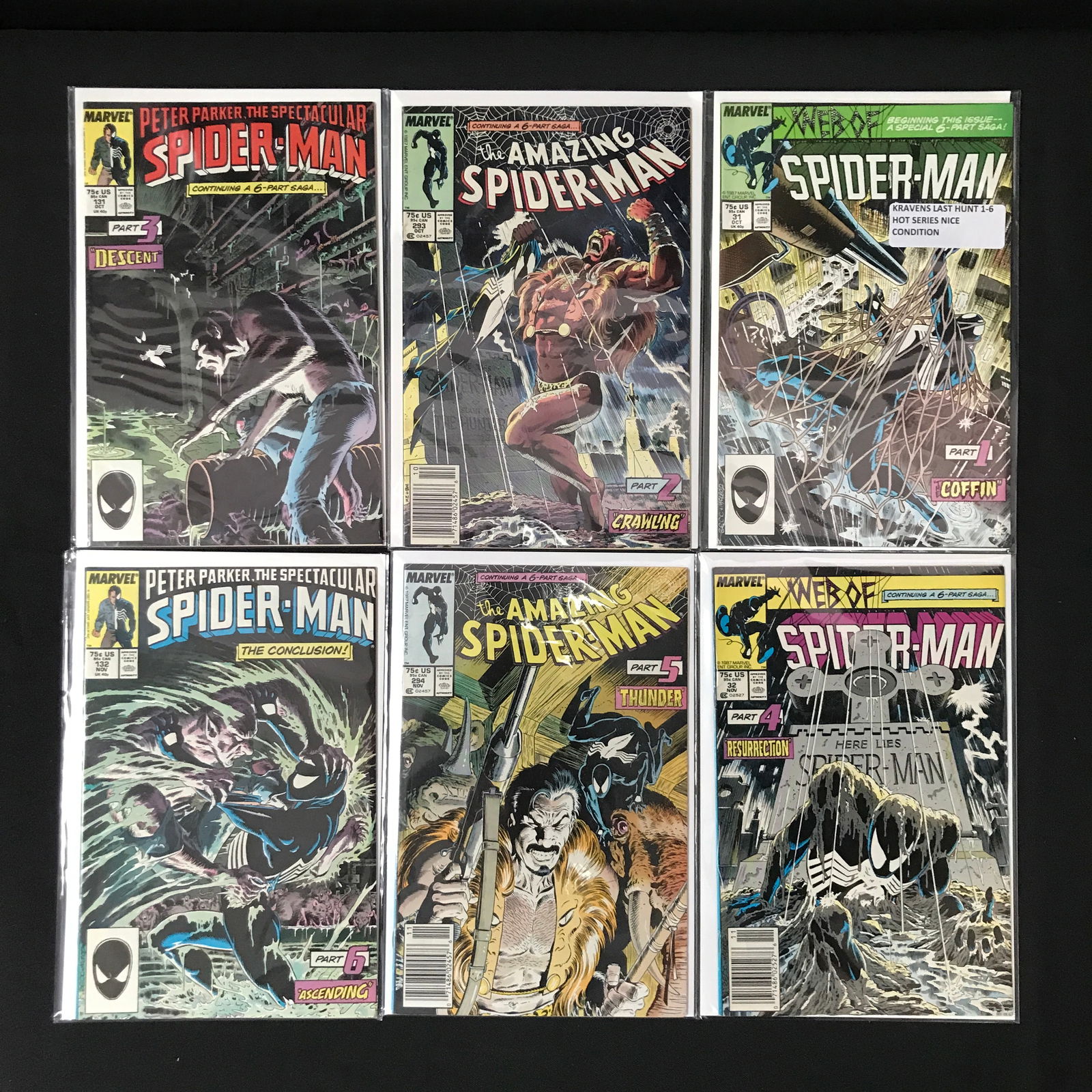 LOT OF 6 SPIDERMAN COMICS (MARVEL COMICS) (1 of 1)