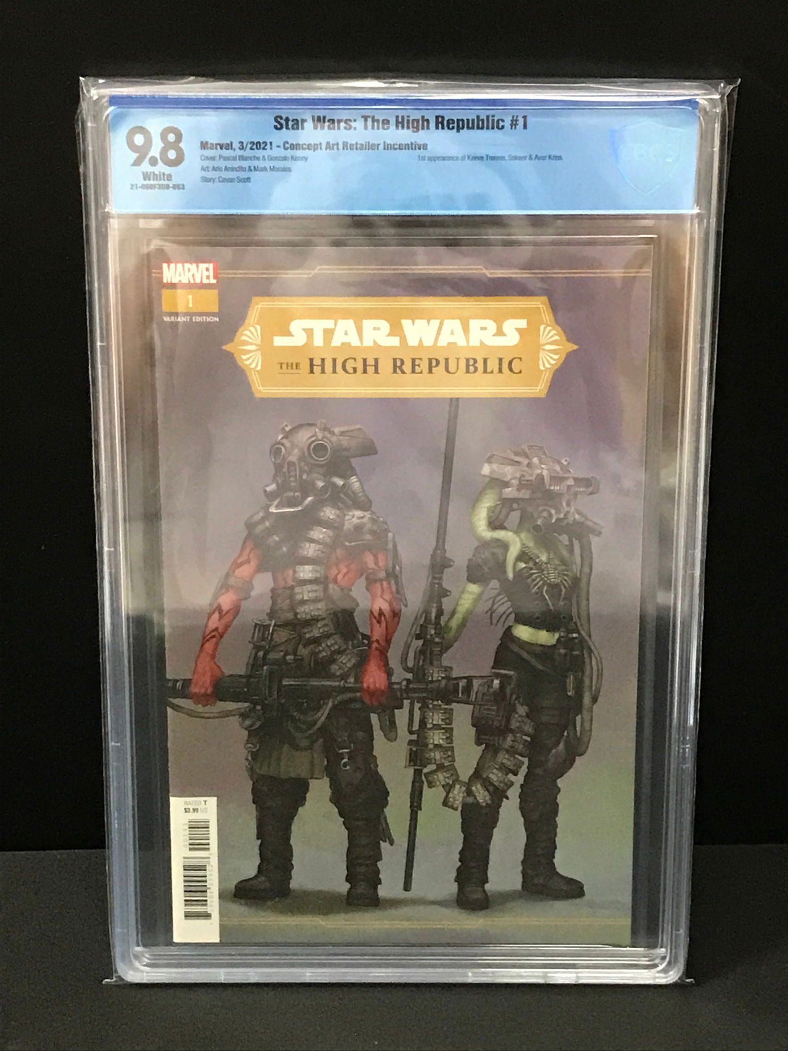 MARVEL COMICS NO.1 STAR WARS THE HIGH REPUBLIC CBCS GRADED 9.8 (1 of 1)