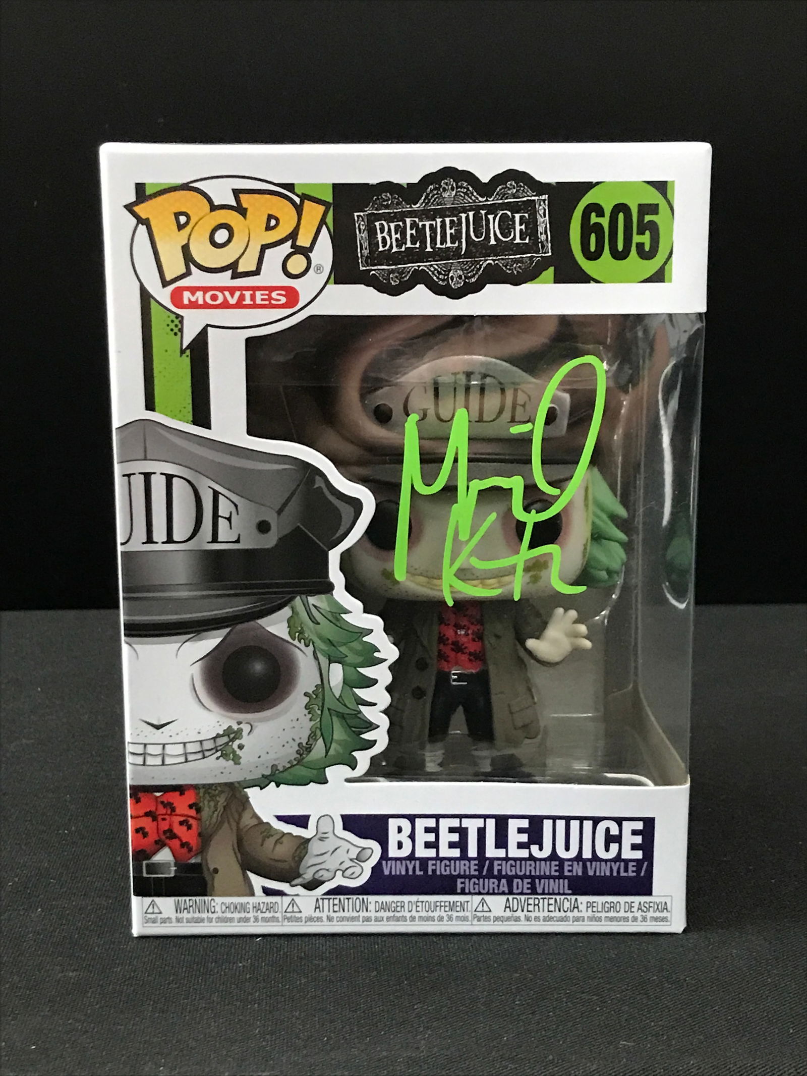 MICHAEL KEATON SIGNED BEETLEJUICE FUNKO POP! KB COA (1 of 1)