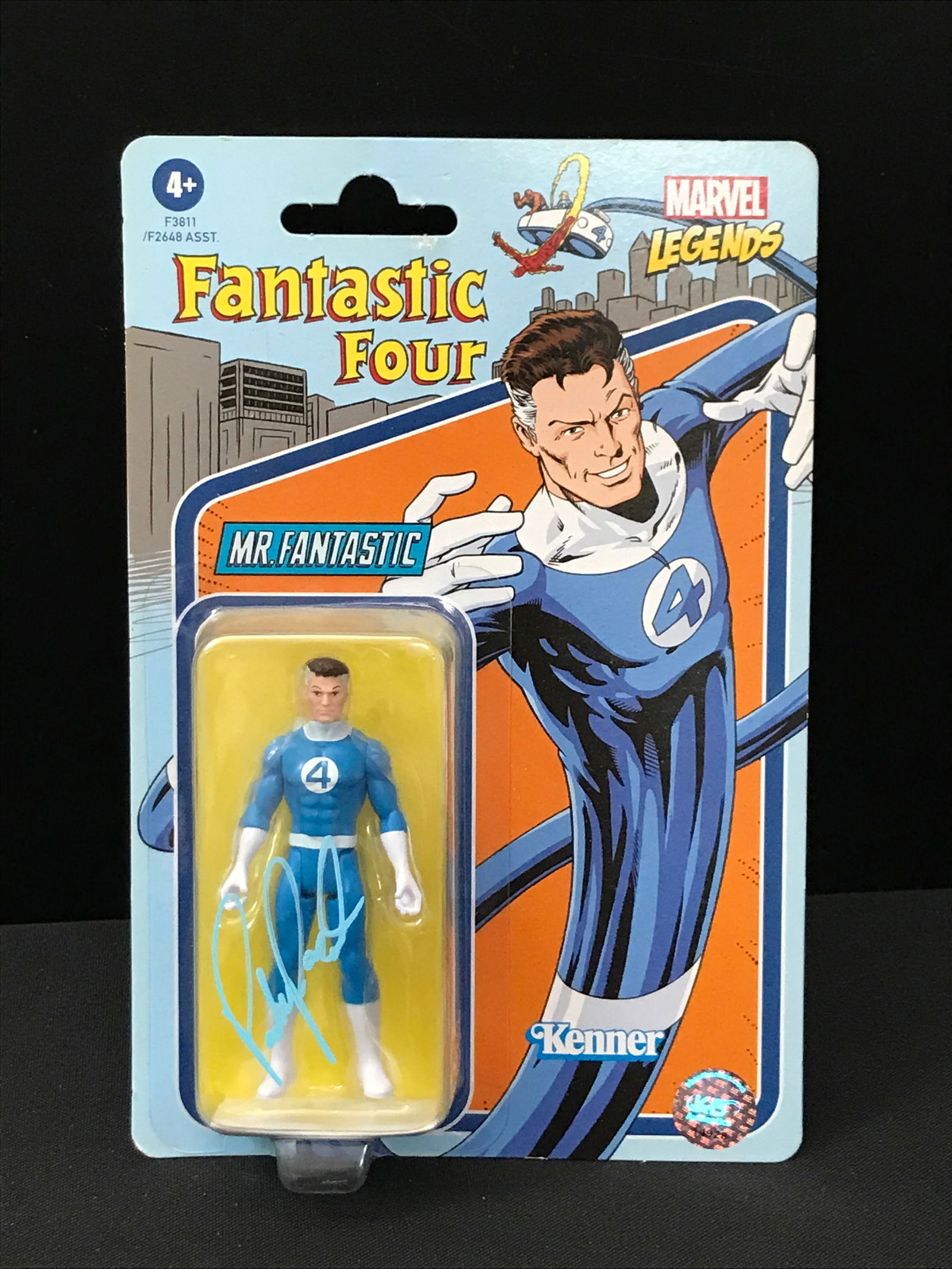 PEDRO PASCAL SIGNED MR.FANTASTIC ACTION FIGURE - KB COA (1 of 1)