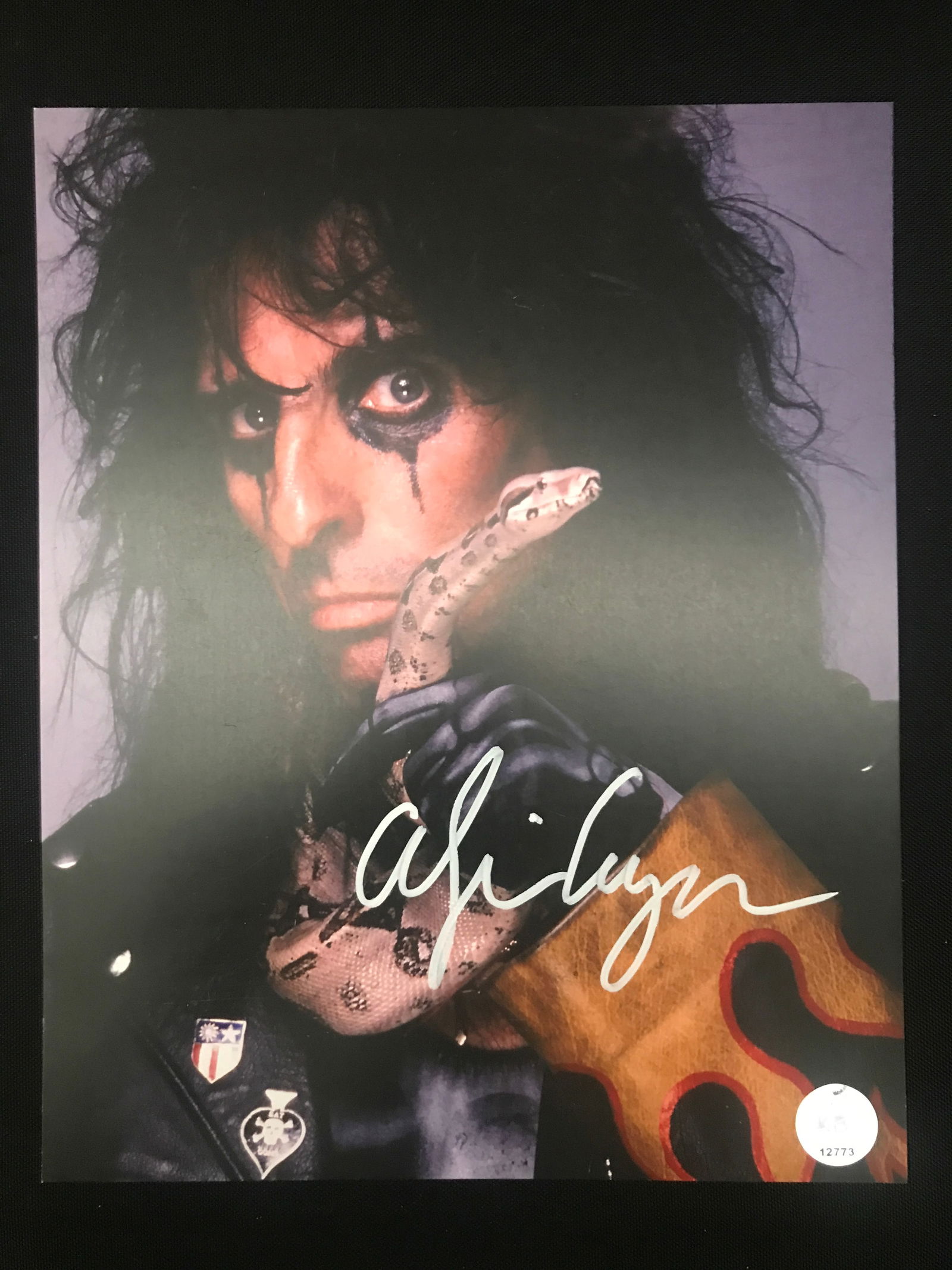 ALICE COOPER SIGNED 8X10 PHOTO KB AUTHENTICS COA (1 of 1)