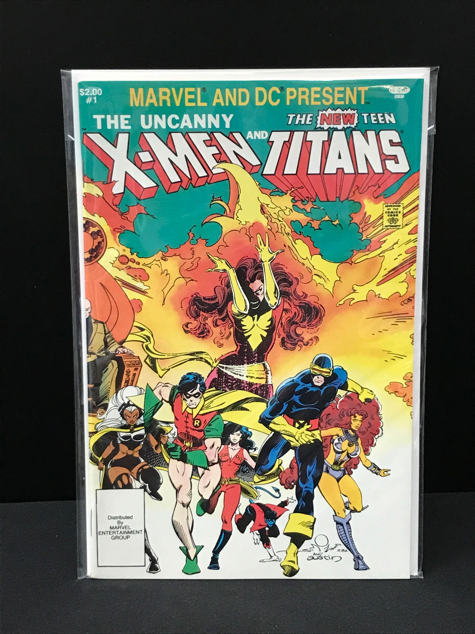 MARVEL/DC COMICS NO.1 THE UNCANNY X-MEN AND THE NEW TEEN TITANS: Prices are in Canadian Dollars