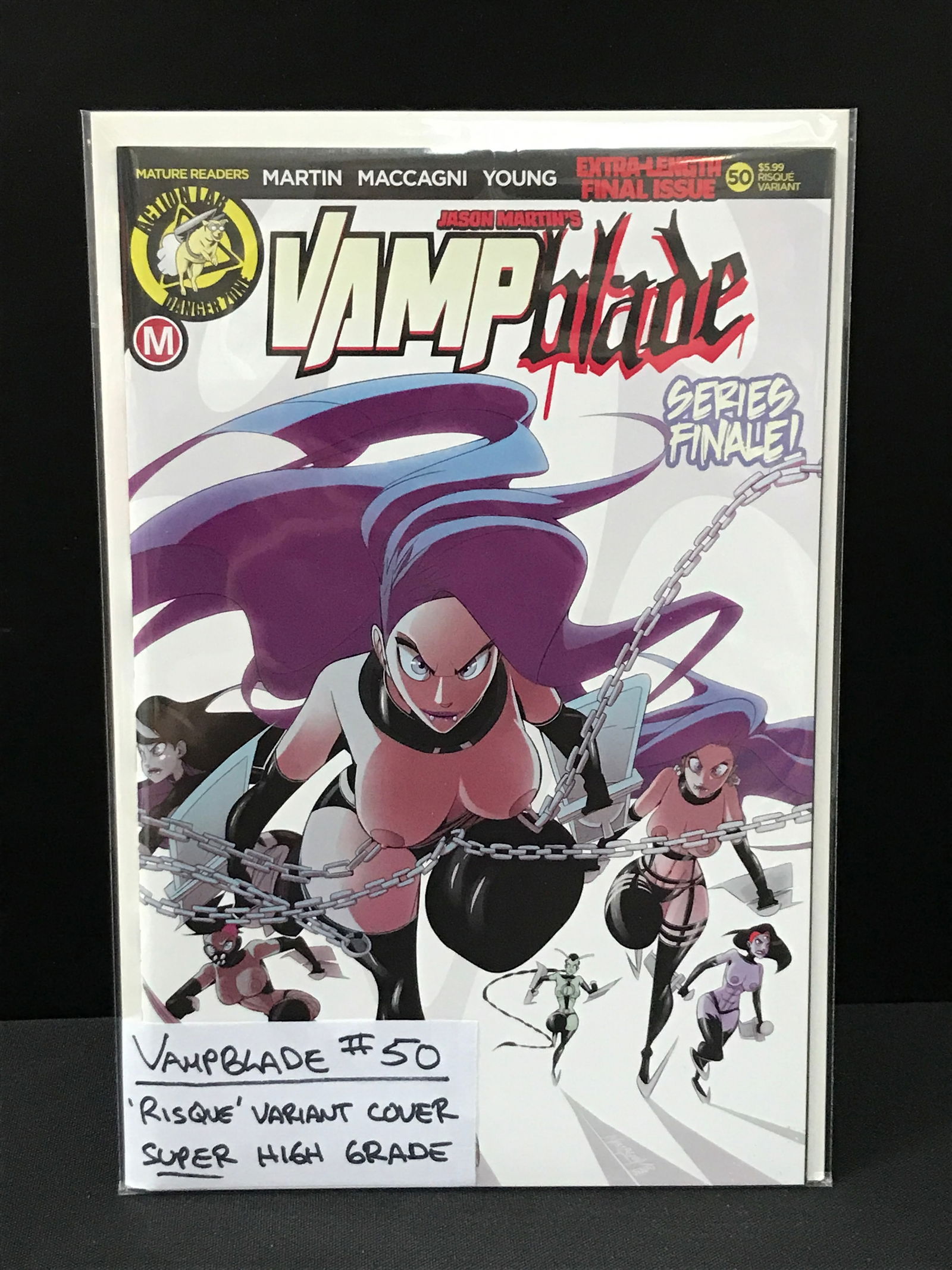 VAMPBLADE #50 RISQUE VARIANT - ACTION LAB COMICS (1 of 1)
