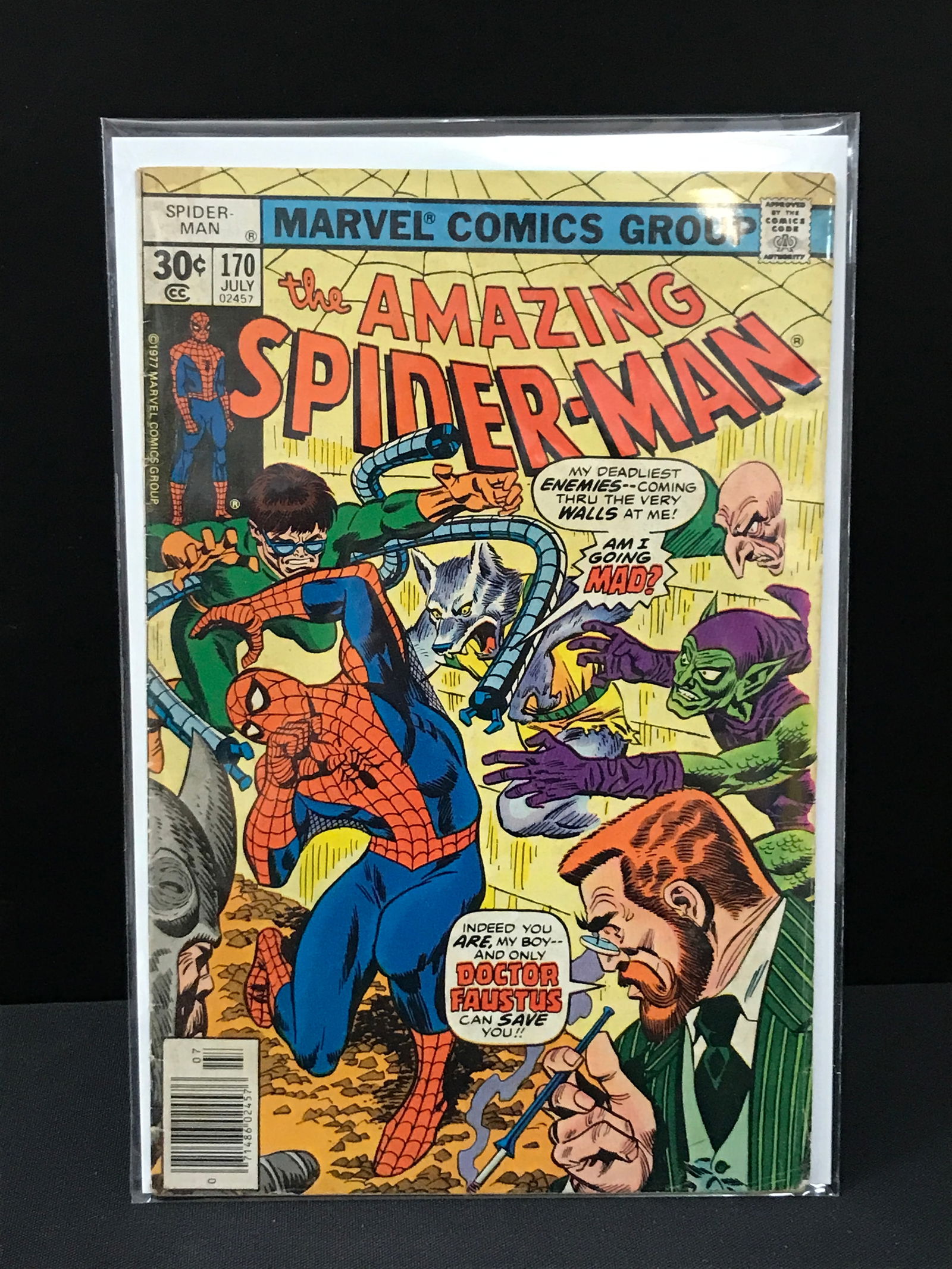 THE AMAZING SPIDERMAN #170 - MARVEL COMICS (1 of 1)