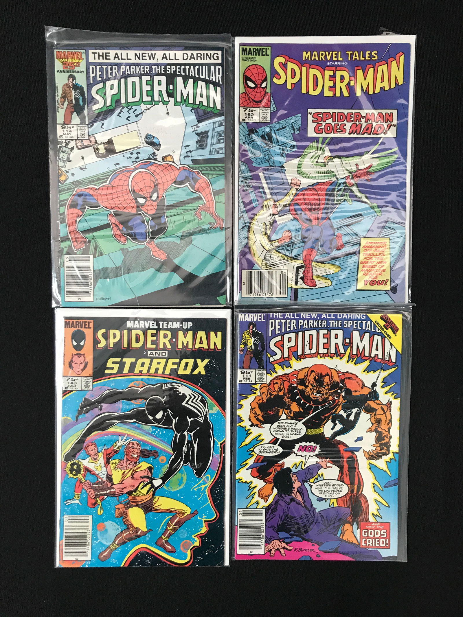 LOT OF 4 SPIDERMAN COMICS - MARVEL (1 of 1)