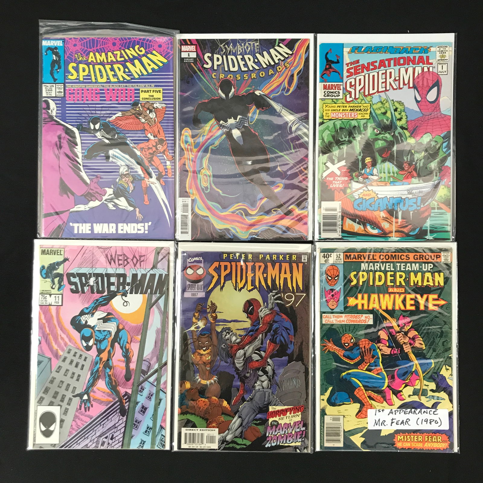 LOT OF 6 SPIDERMAN COMICS - MARVEL (1 of 1)
