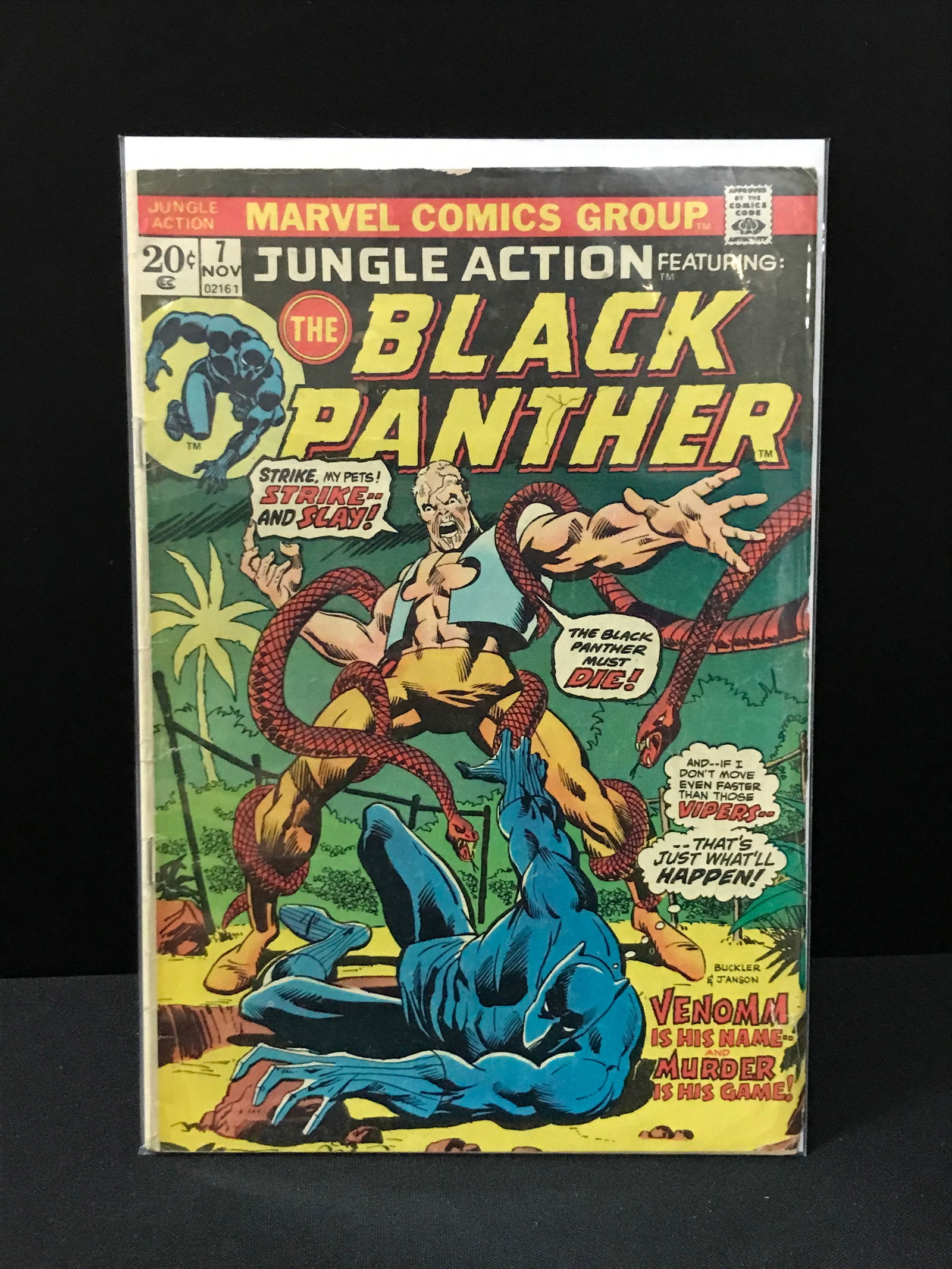 THE BLACK PANTHER #7 - MARVEL COMICS (1 of 1)