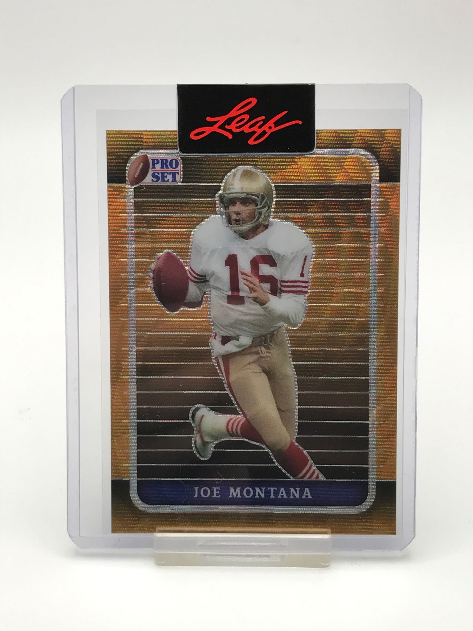 LEAF PRO SET JOE MONTANA 1/1 PROOF (1 of 2)