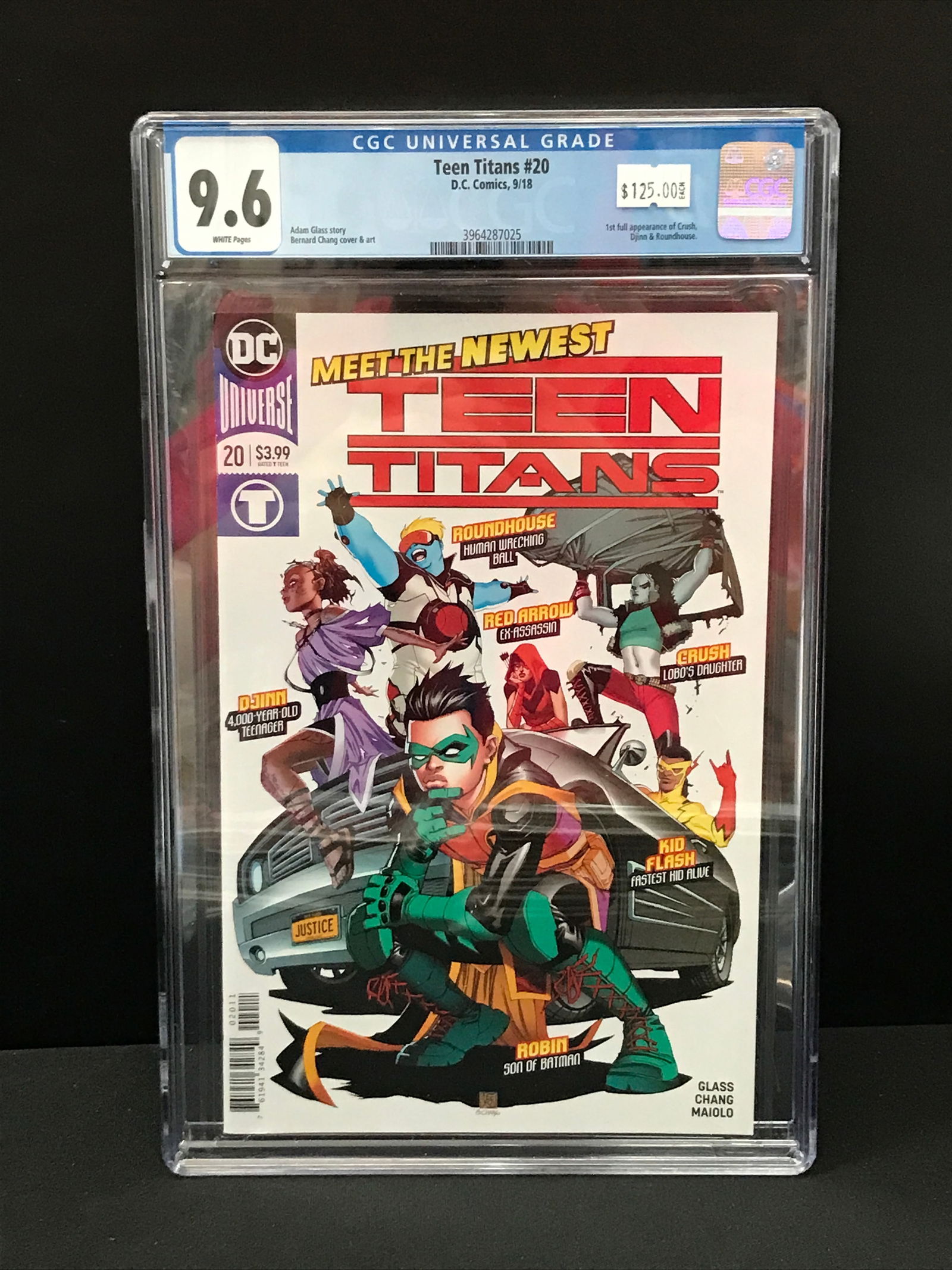 DC COMICS NO.20 MEET THE NEWEST TEEN TITANS CGC GRADED 9.6 (1 of 1)