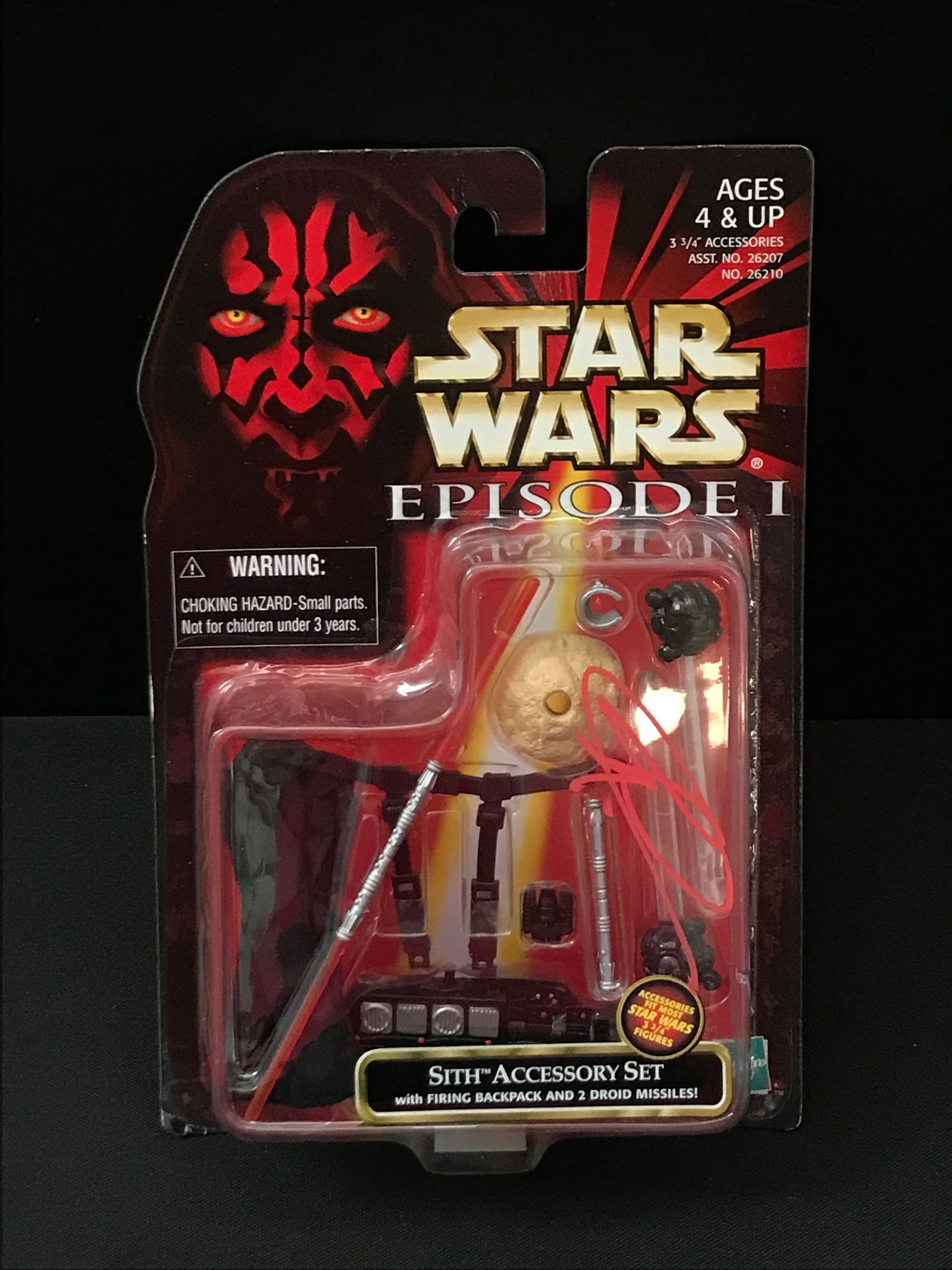 RAY PARK SIGNED DARTH MAUL ACTION FIGURE JSA AND WWOC COA (1 of 2)
