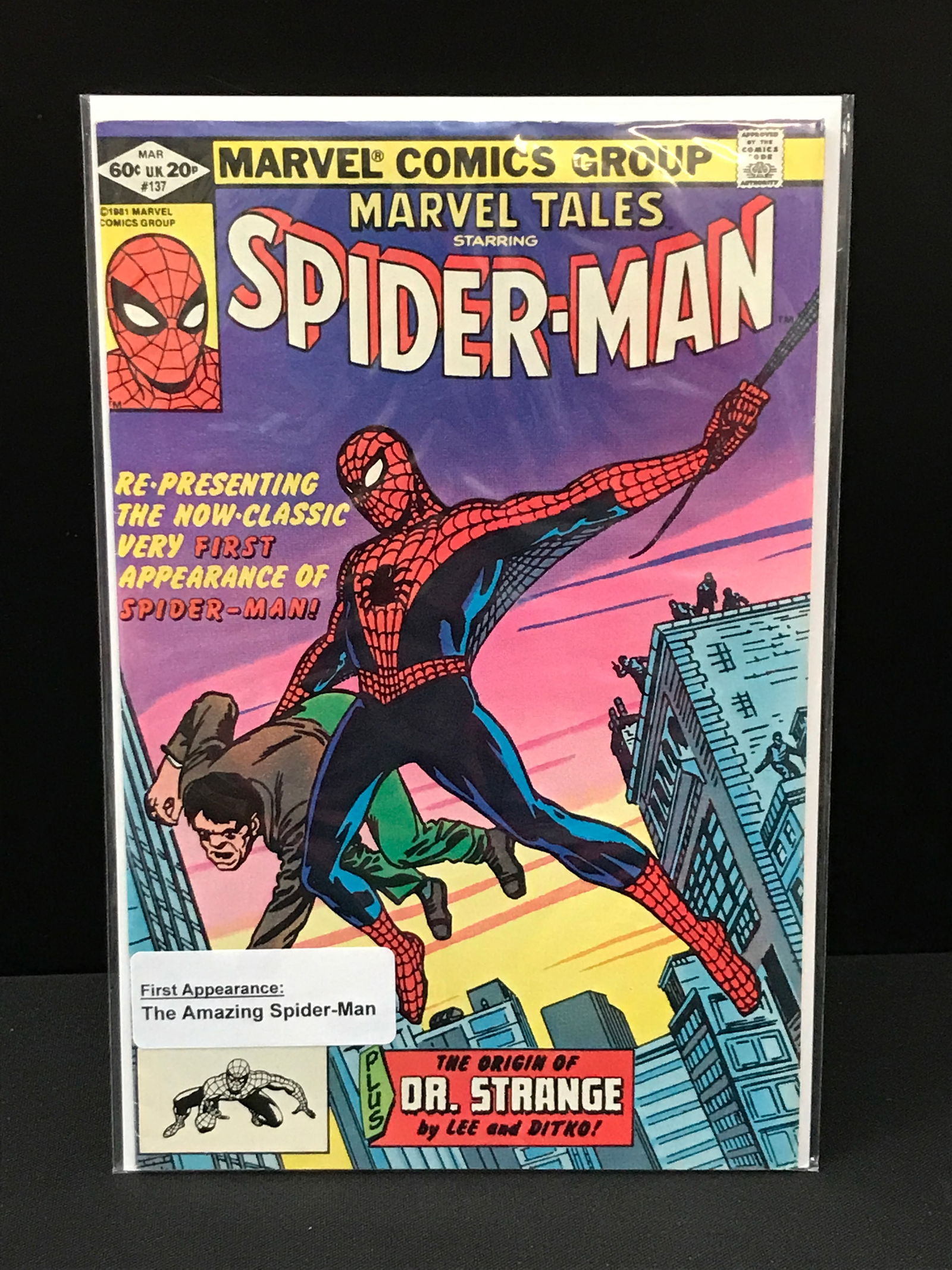 MARVEL COMICS NO.137 MARVEL TALES STARRING SPIDERMAN (1 of 1)