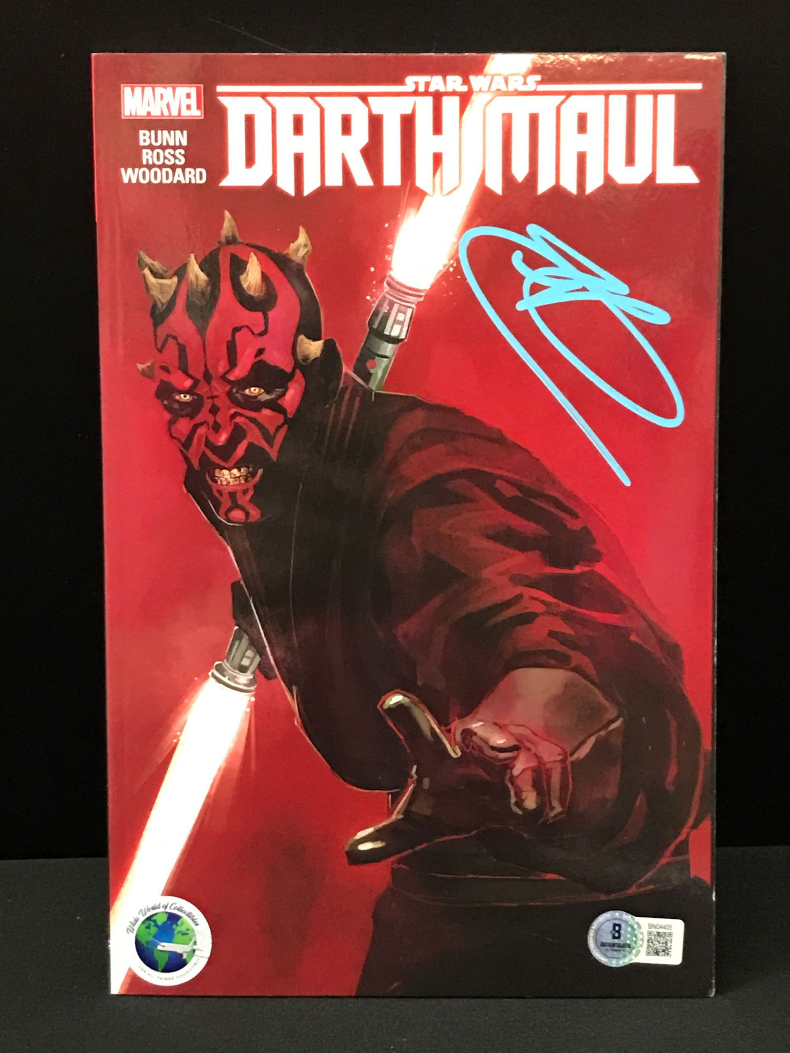 RAY PARK SIGNED MARVEL STAR WARS COMIC  BECKETT AND WWOC COA (1 of 1)