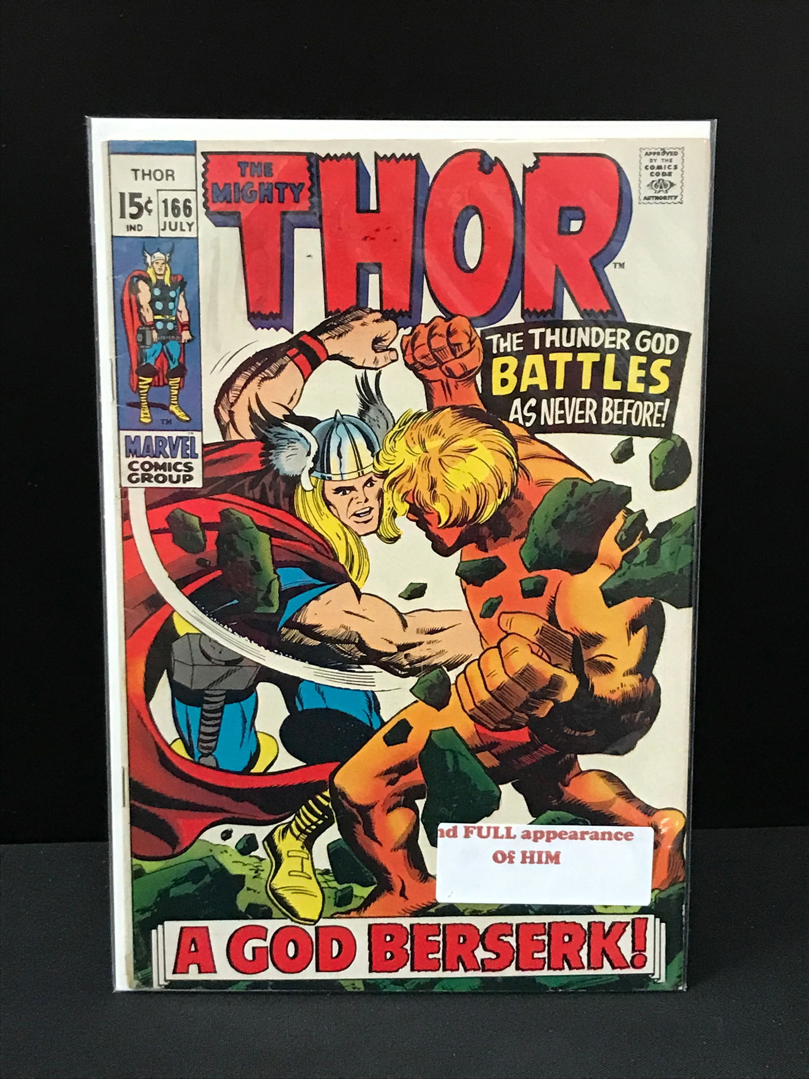 MARVEL COMICS NO.166 THE MIGHTY THOR (1 of 1)