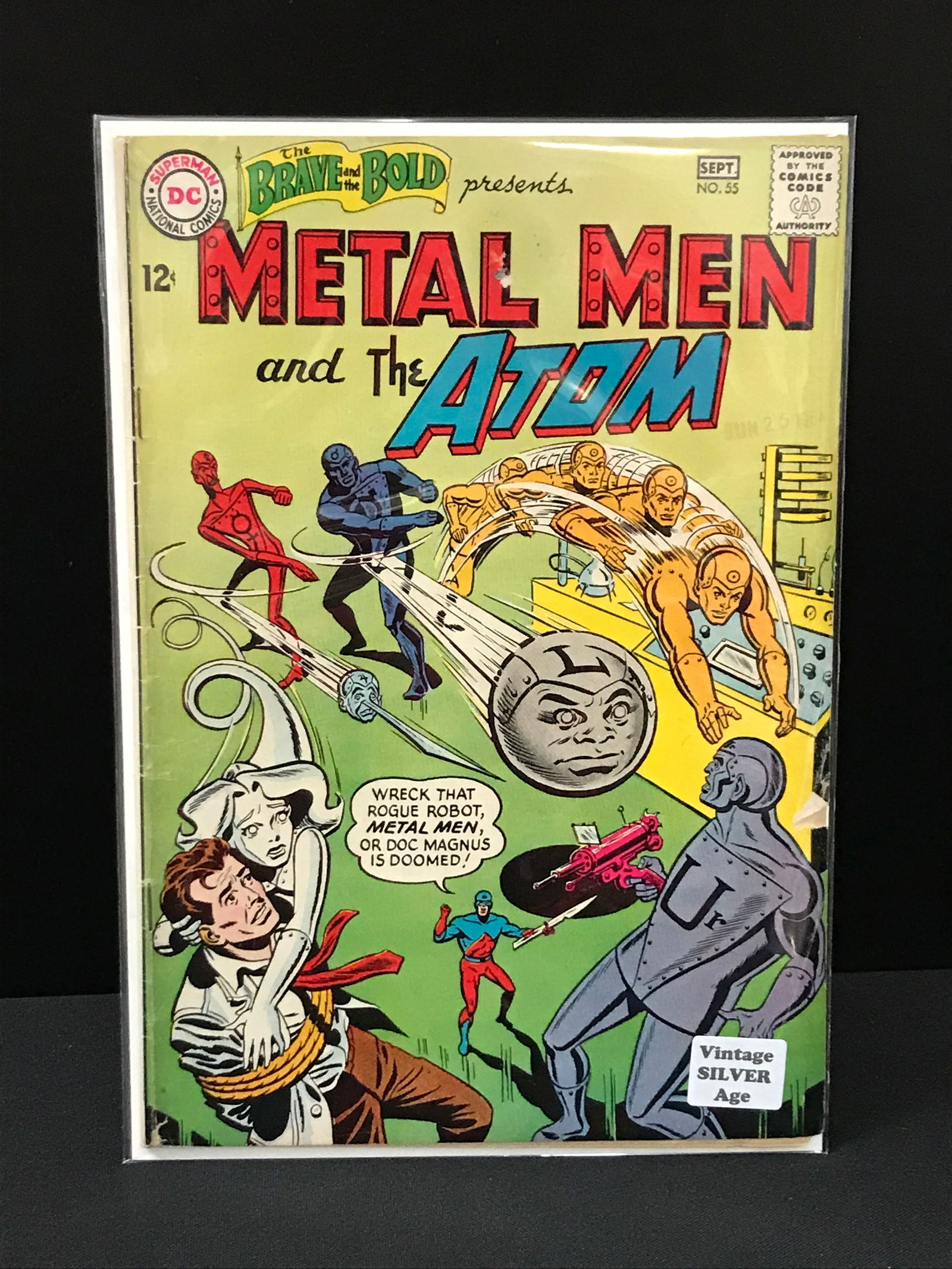 DC COMICS NO.55 METAL MEN AND THE ATOM (1 of 1)