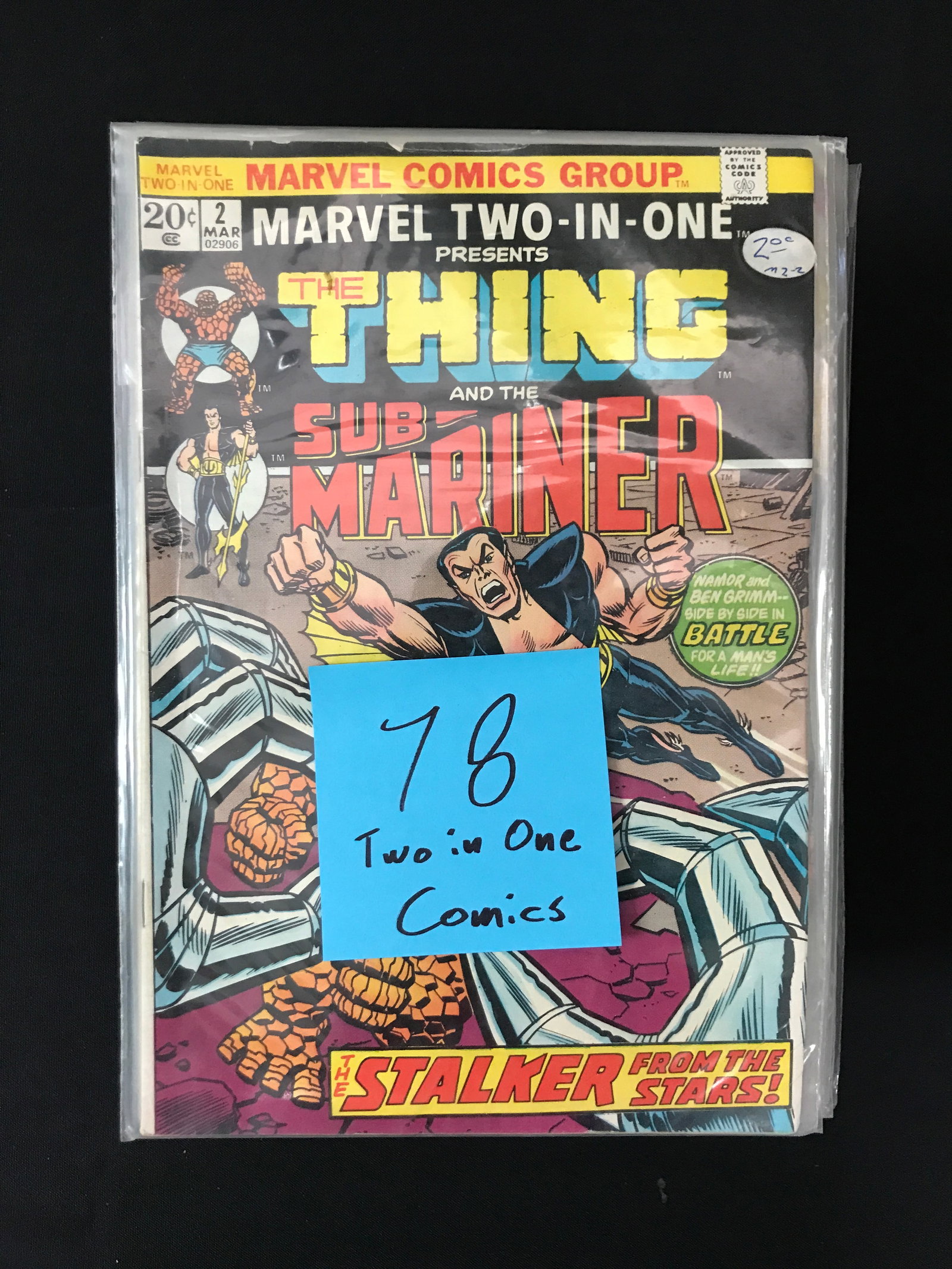 LOT OF 78 MARVEL TWO IN ONE COMICS BRONZE AGE (1 of 1)