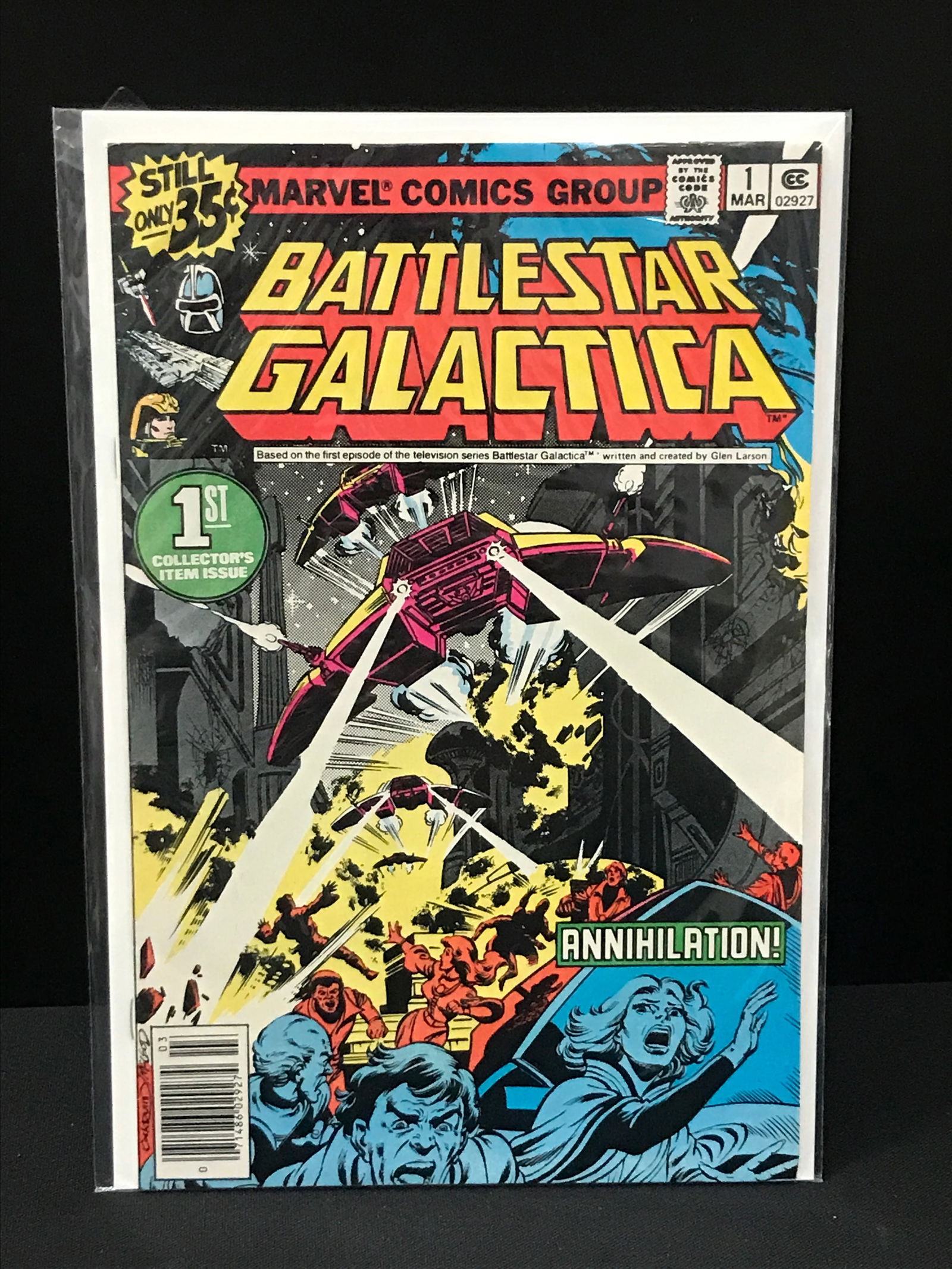 BATTLESTAR GALACTICA #1 - MARVEL COMICS (1 of 1)