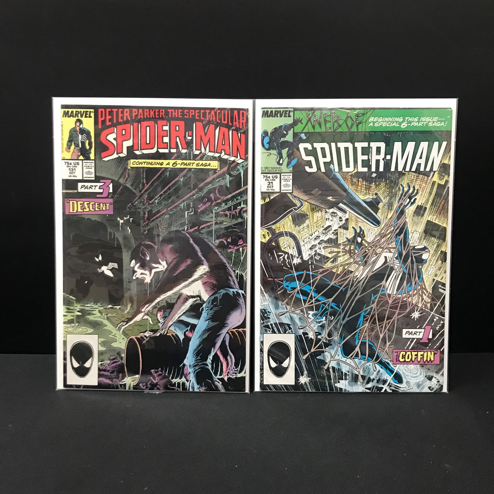 LOT OF 2 SPIDERMAN COMICS - MARVEL COMICS (1 of 1)