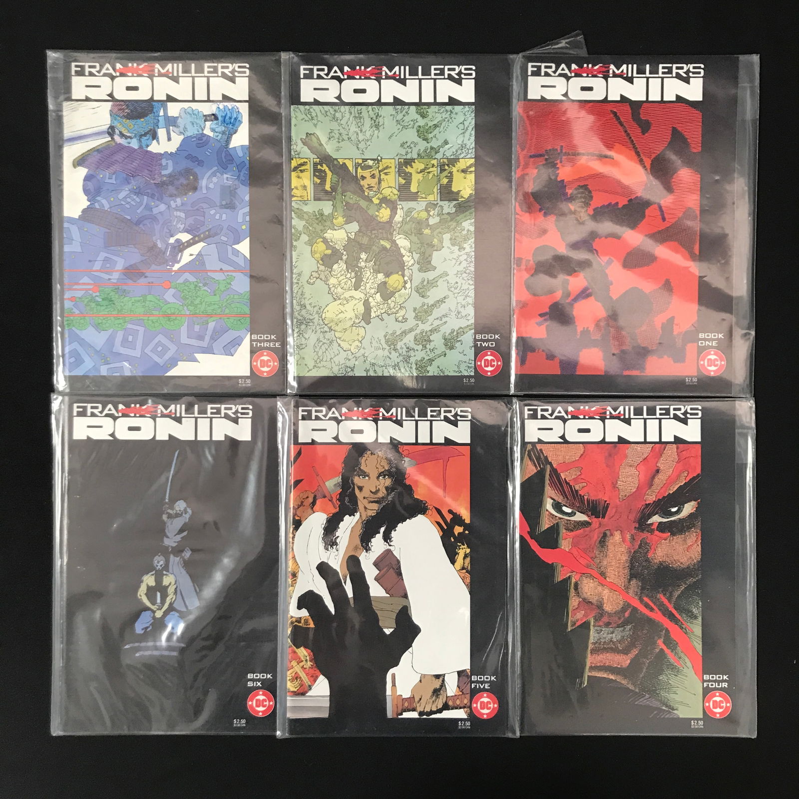LOT OF 6 FRANK MILLER RONIN COMICS - DC COMICS (1 of 1)