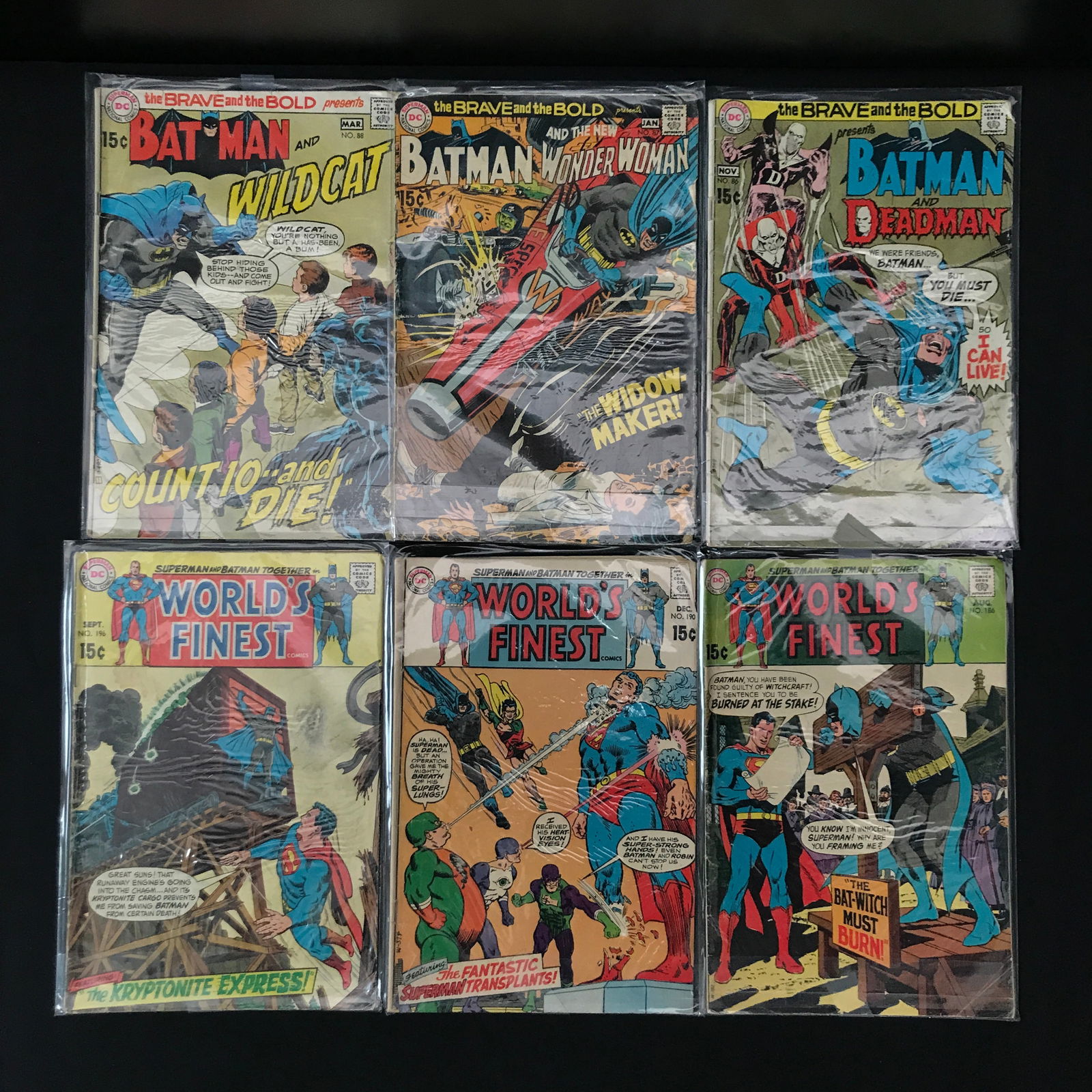 LOT OF 6 DC COMICS - VARIOUS TITLES (1 of 1)