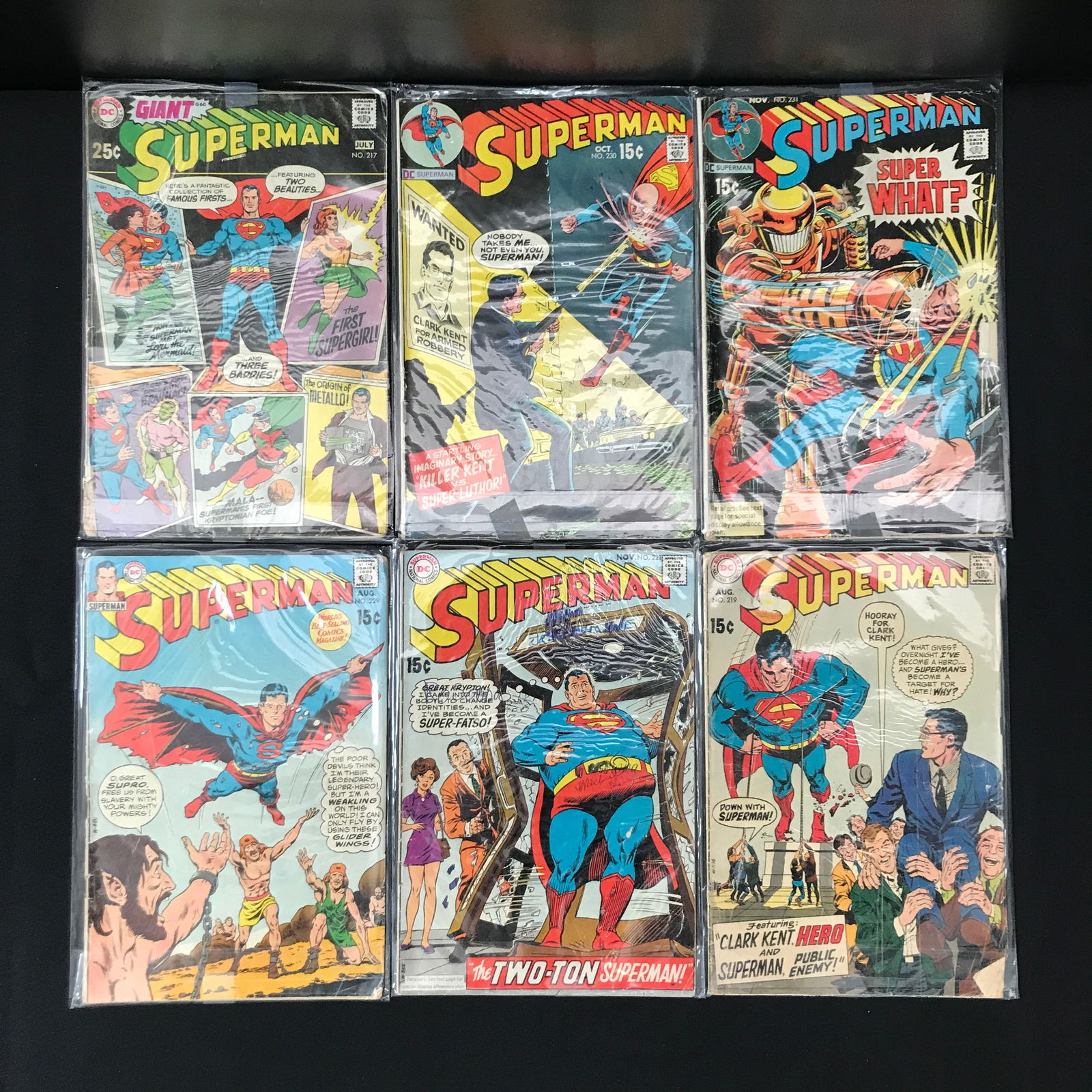 LOT OF 6 SUPERMAN COMICS - DC COMICS (1 of 1)