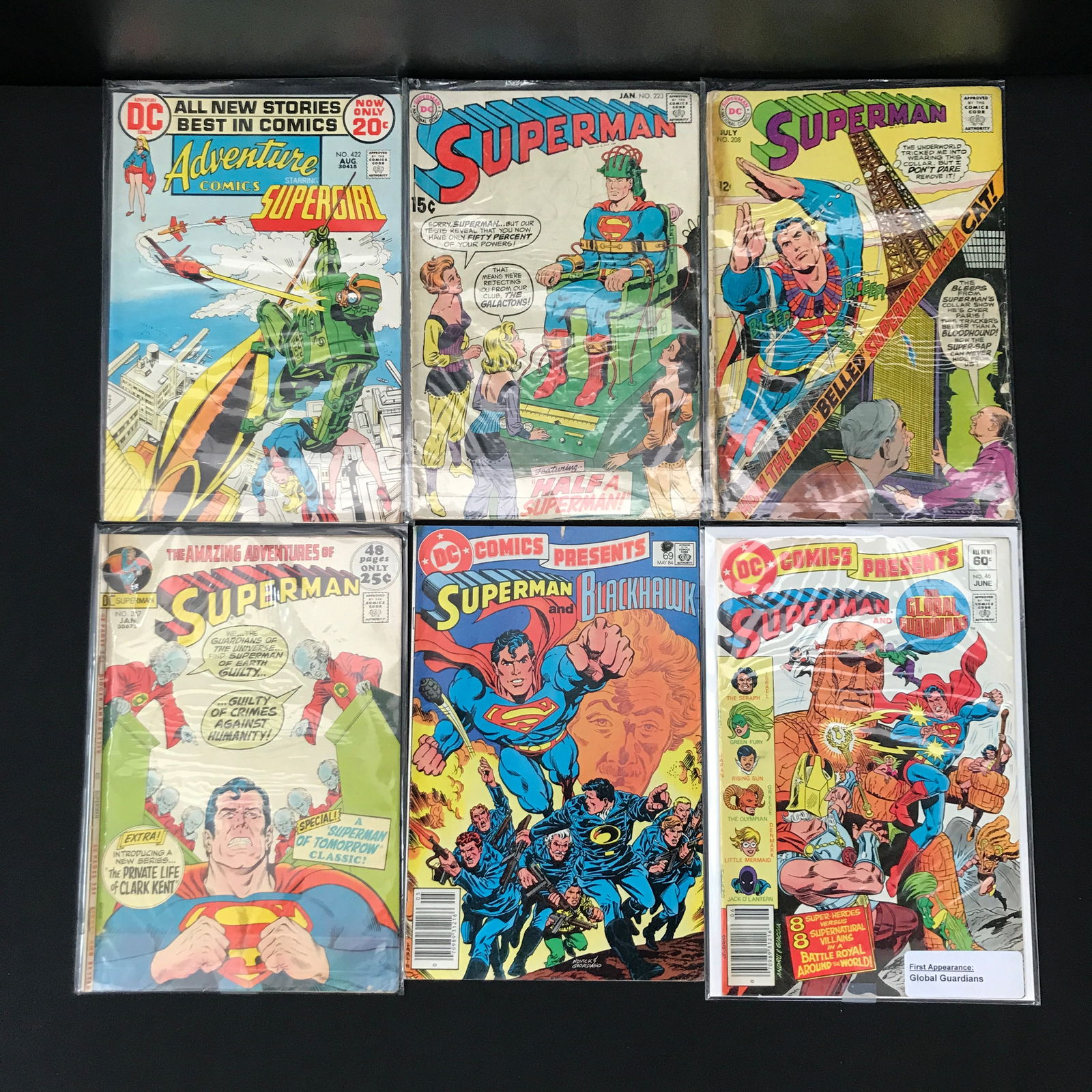 LOT OF 6 SUPERMAN COMICS - DC COMICS (1 of 1)