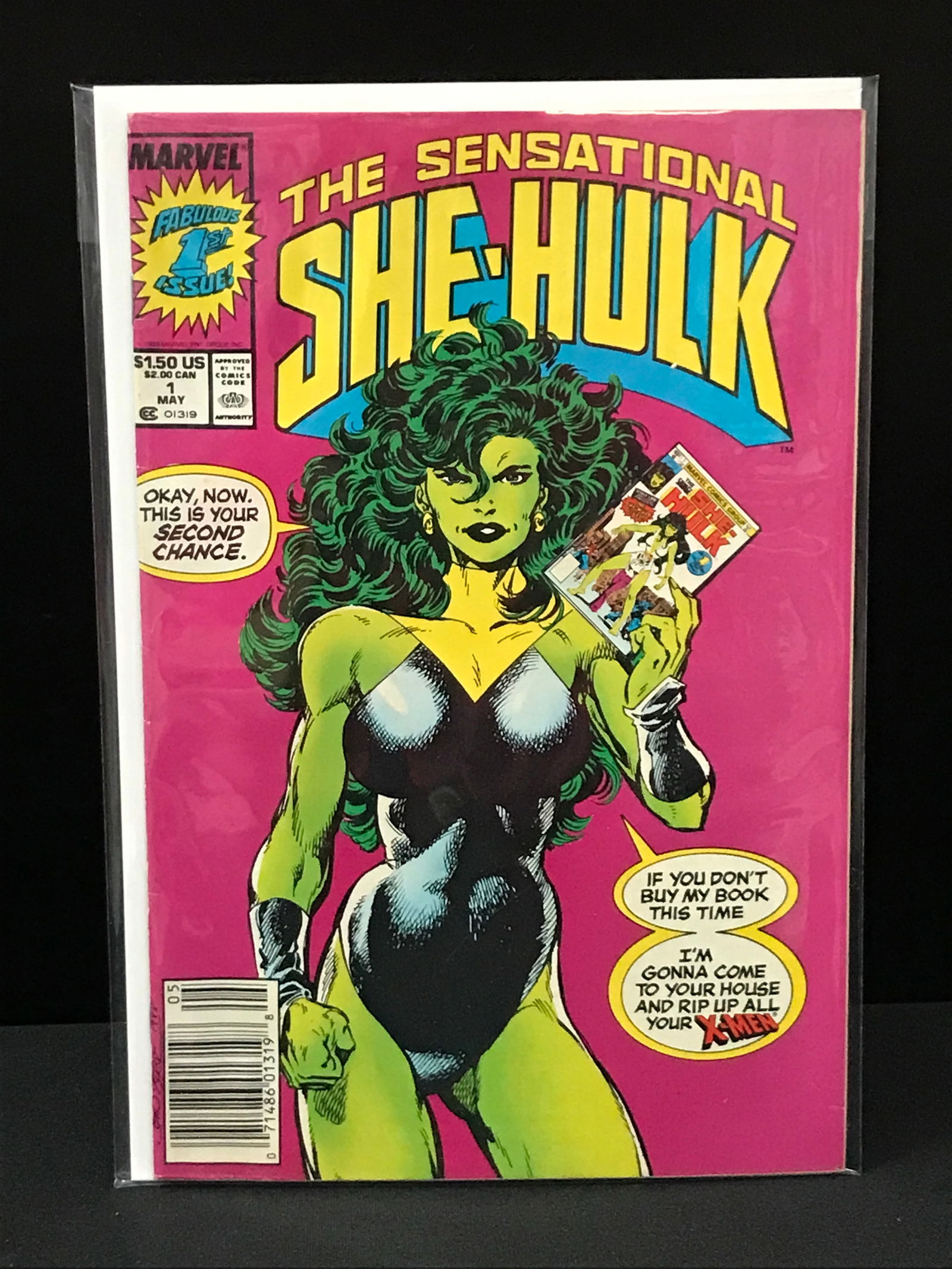 MARVEL COMICS NO.1 THE SENSATIONAL SHE-HULK (1 of 1)