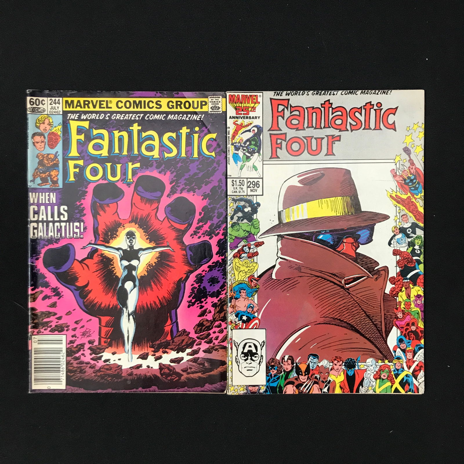 LOT OF 2 FANTASTIC FOUR COMICS (MARVEL COMICS) (1 of 1)