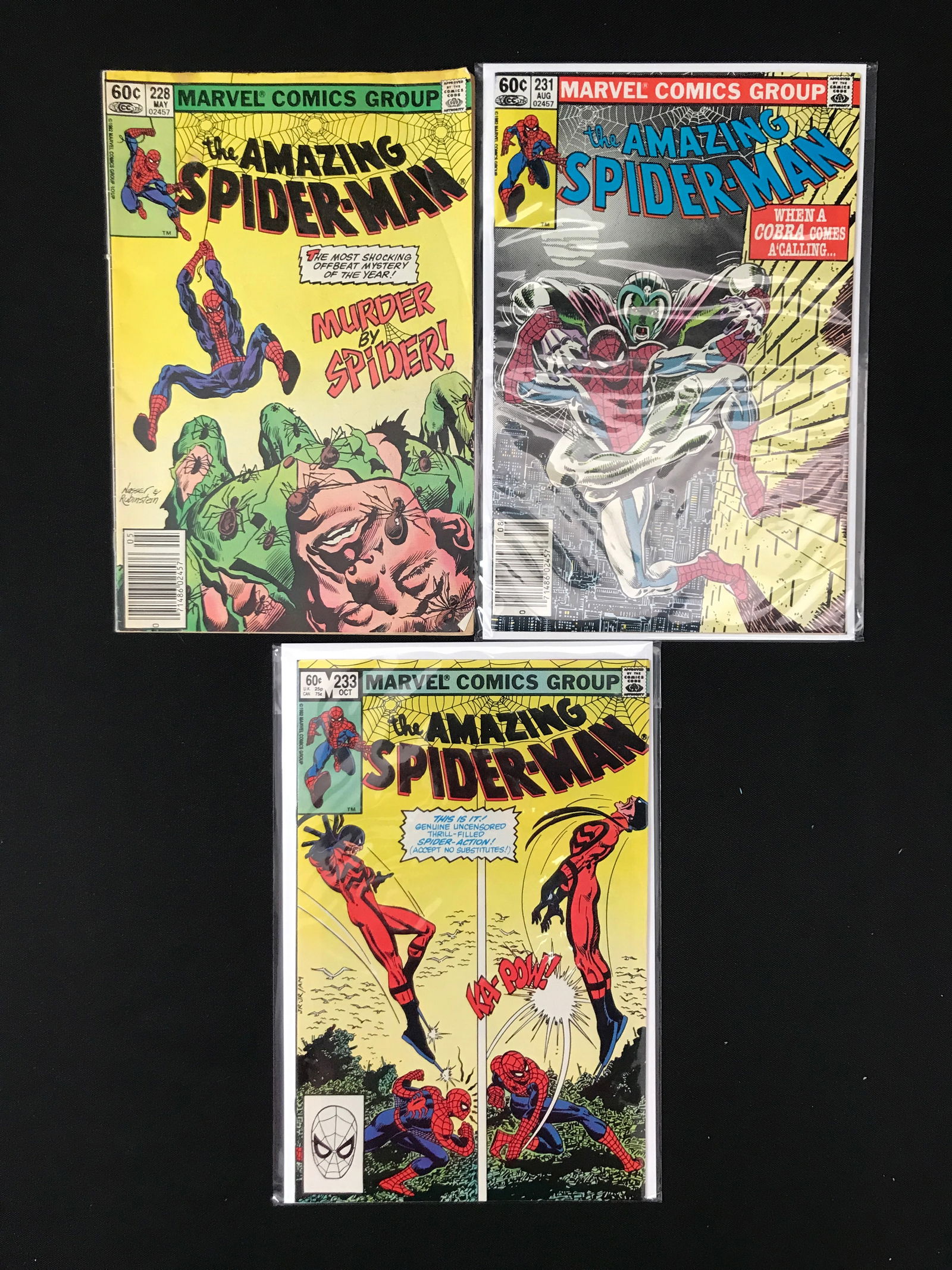 LOT OF 3 SPIDERMAN COMICS (MARVEL COMICS) (1 of 1)
