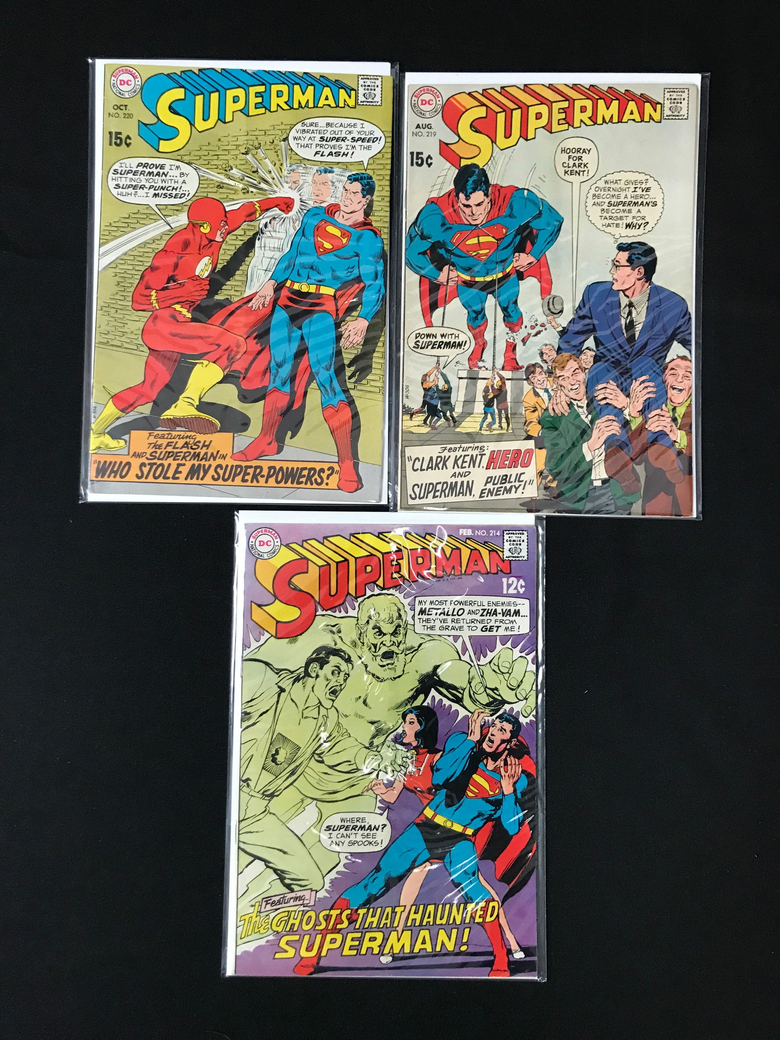 LOT OF 3 SUPERMAN COMICS (DC COMICS) (1 of 1)