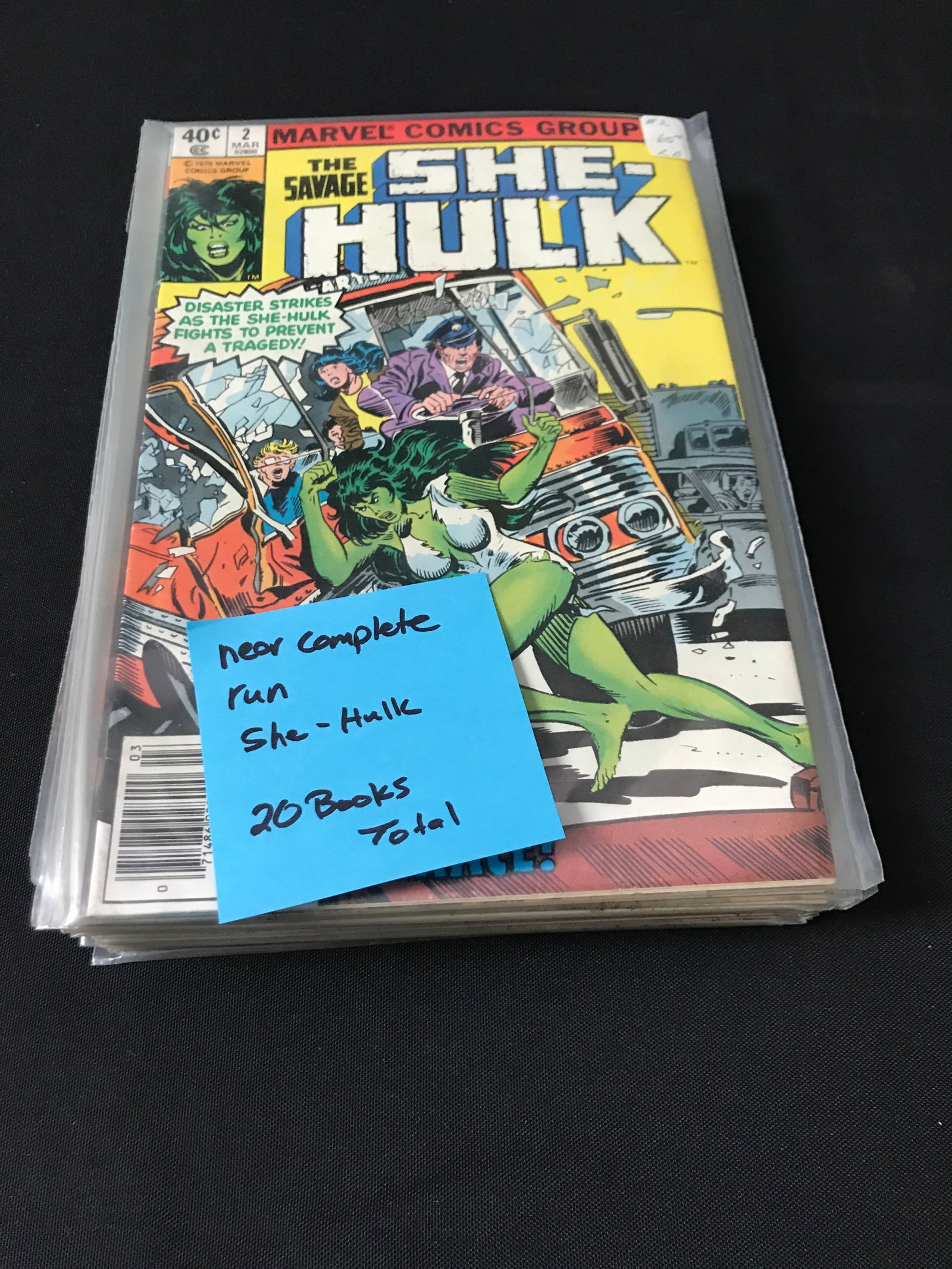 NEAR COMPLETE RUN SHE-HULK 20 BOOKS: Prices are in Canadian Dollars