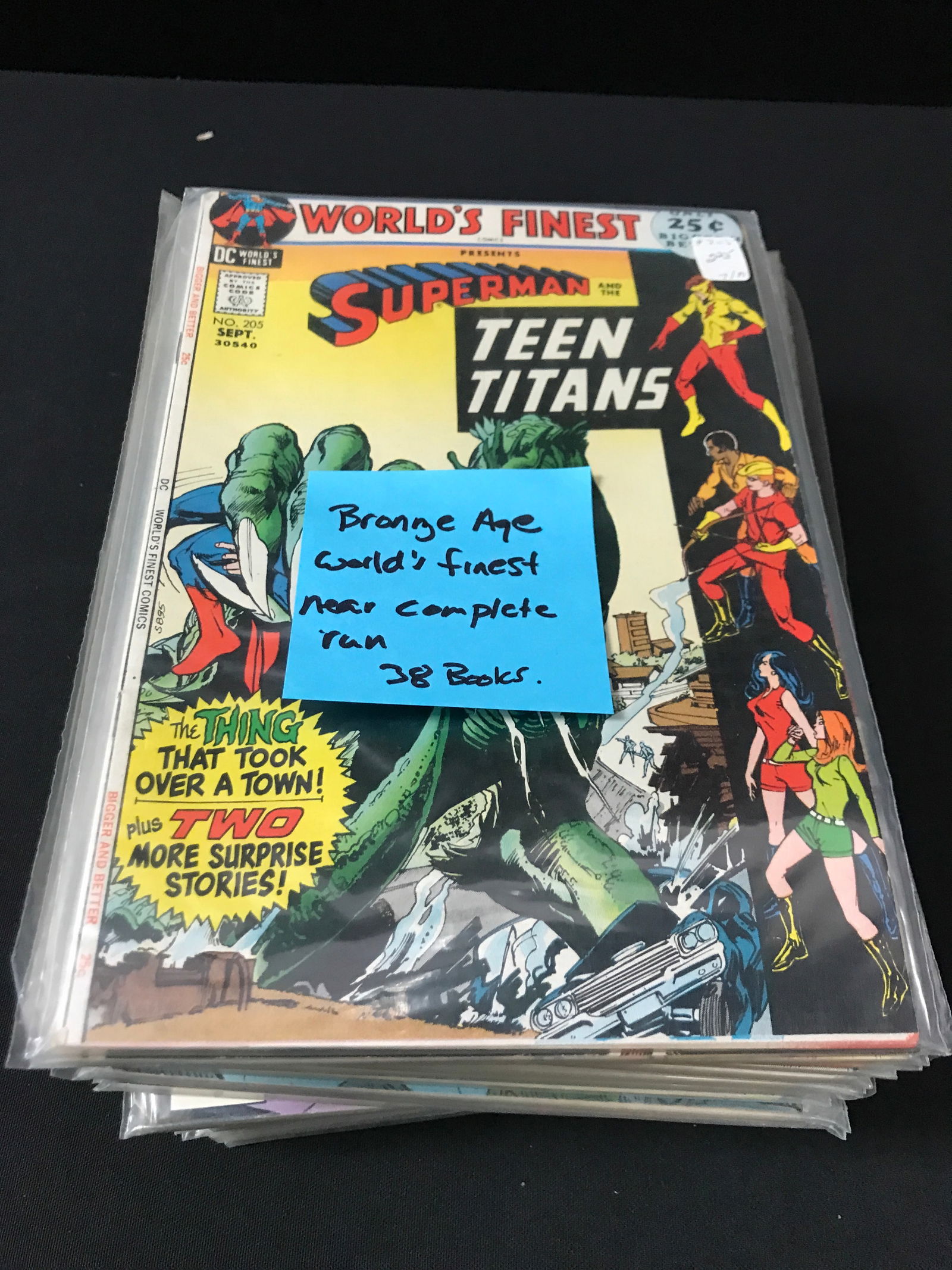 BRONZE AGE COMICS WORLDS FINEST NEAR COMPLETE RUN 38 BOOKS (1 of 1)