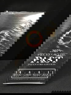 SEALED Pieces of the Past Inventors Edition Hobby Box: Prices are in Canadian dollars